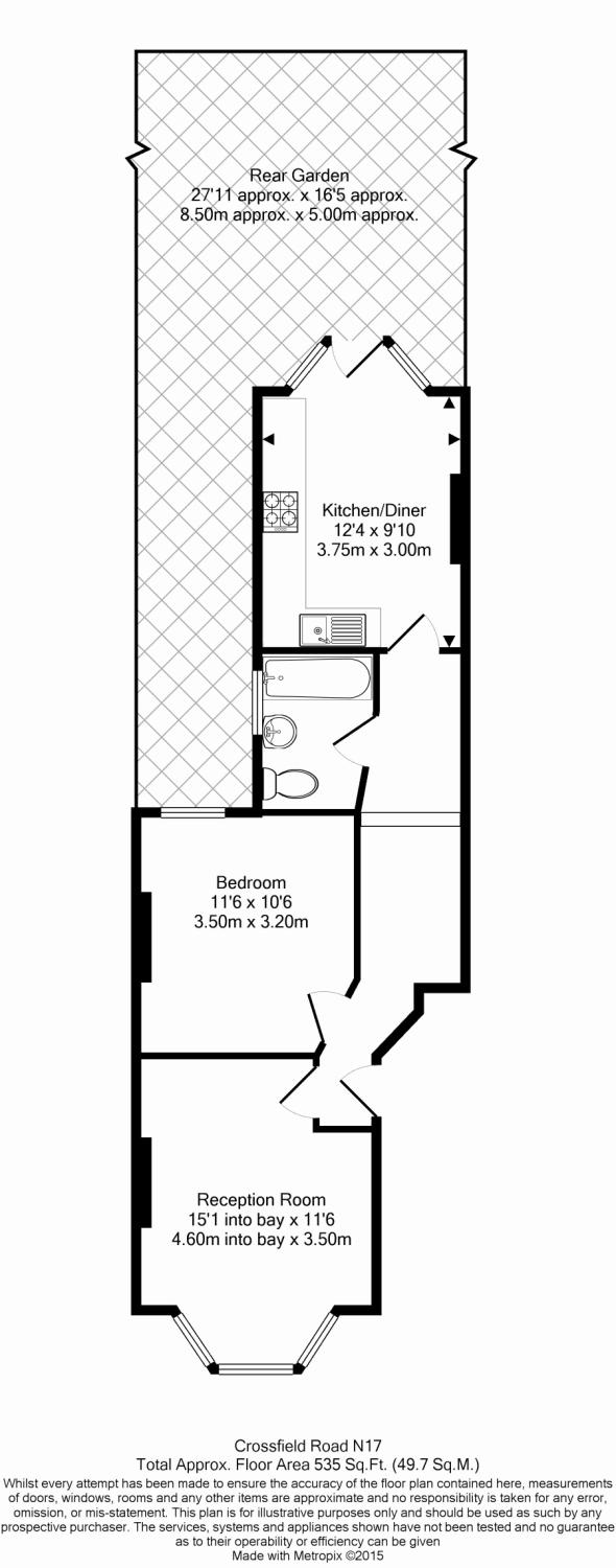 1 Bedrooms Flat for sale in Crossfield Road, Turnpike Lane, London N17