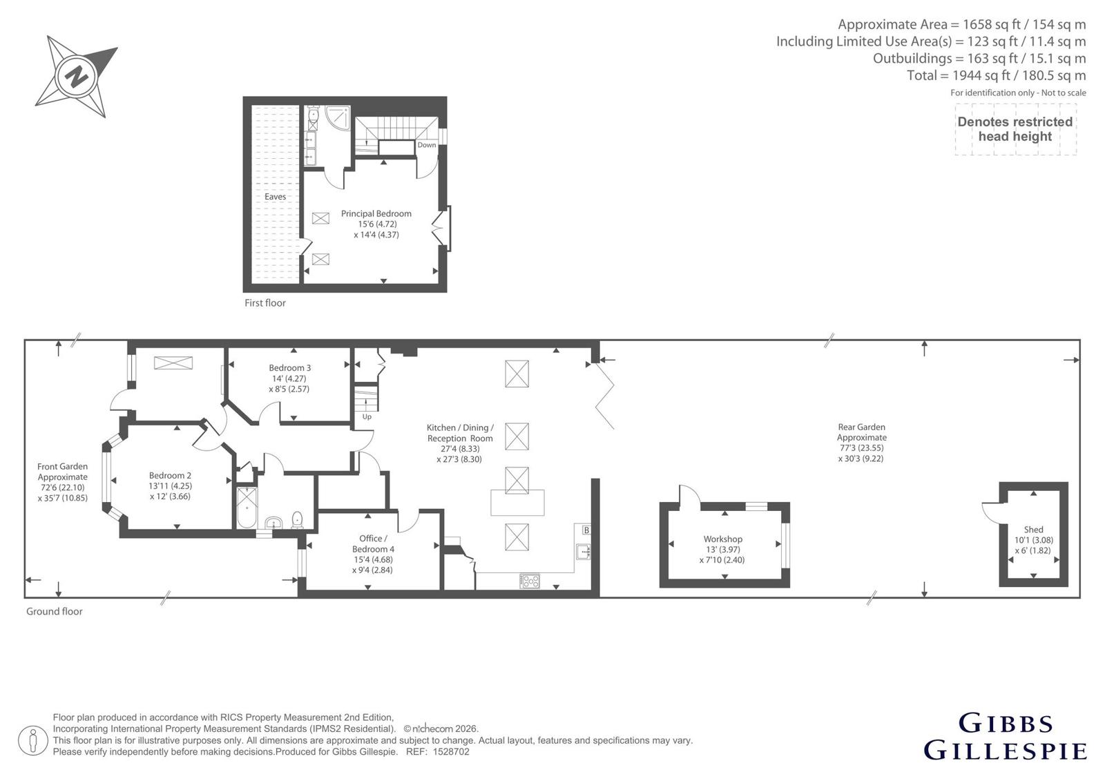 Ashley Close, Pinner floorplan