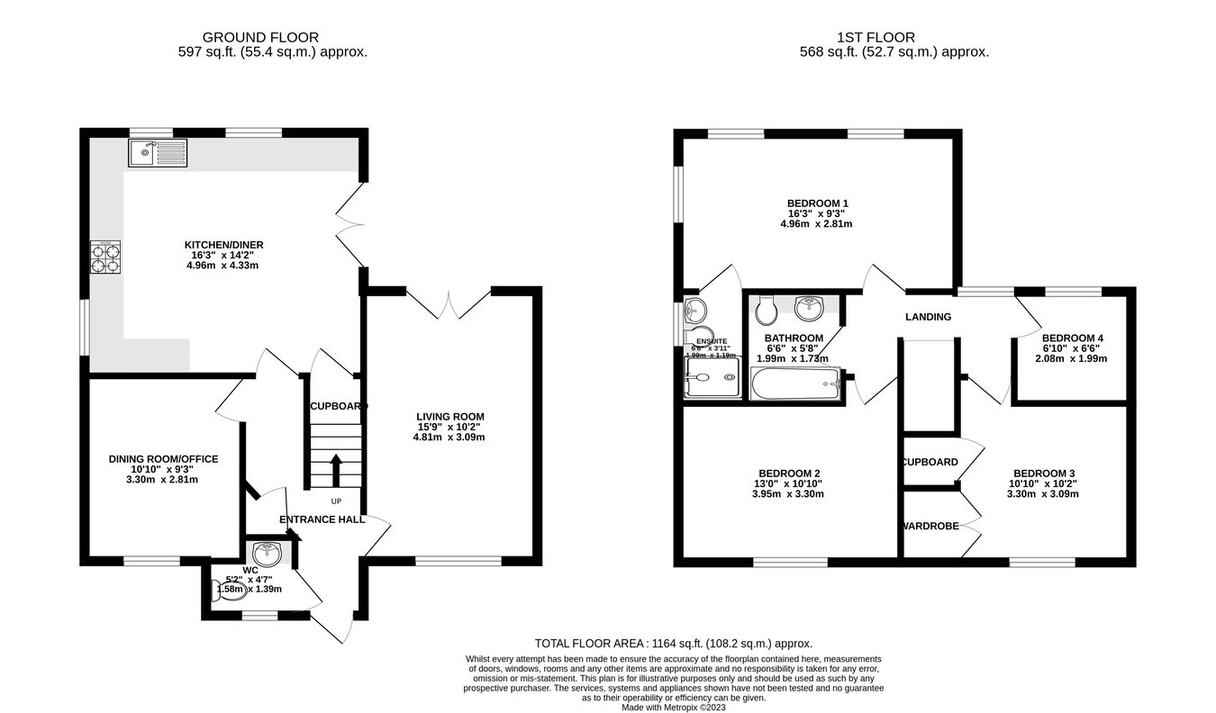 2, Cordell Close, Abergavenny floorplan