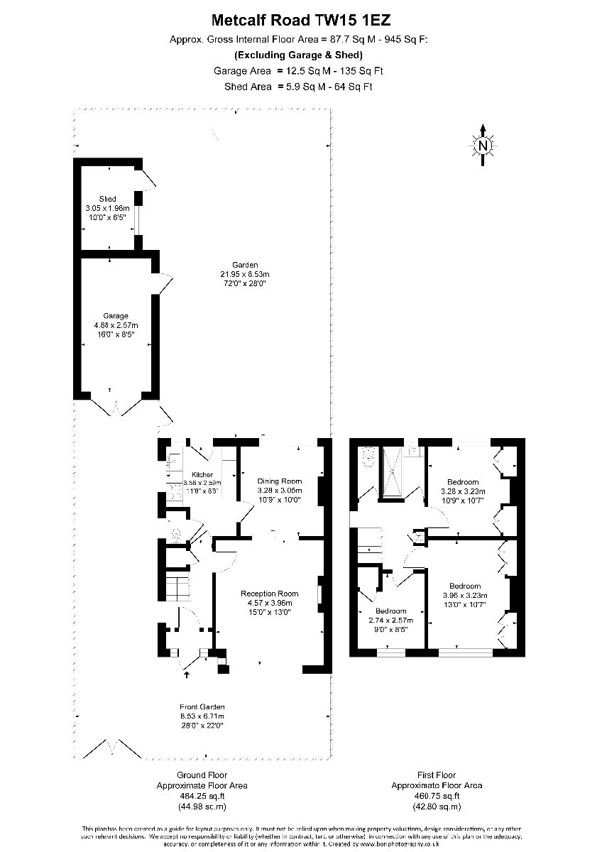 52 Metcalf Road, Ashford floorplan