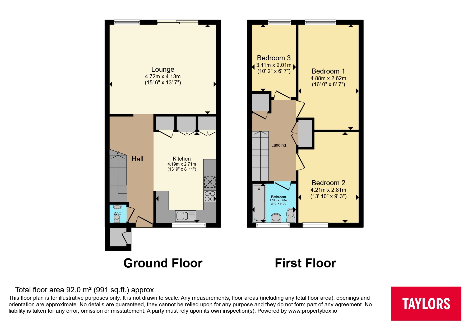 418, Ripon Road, Hertfordshire floorplan