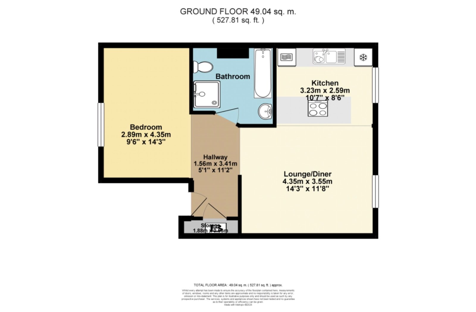 Flat 7, 9, Ethelbert Crescent, Kent floorplan