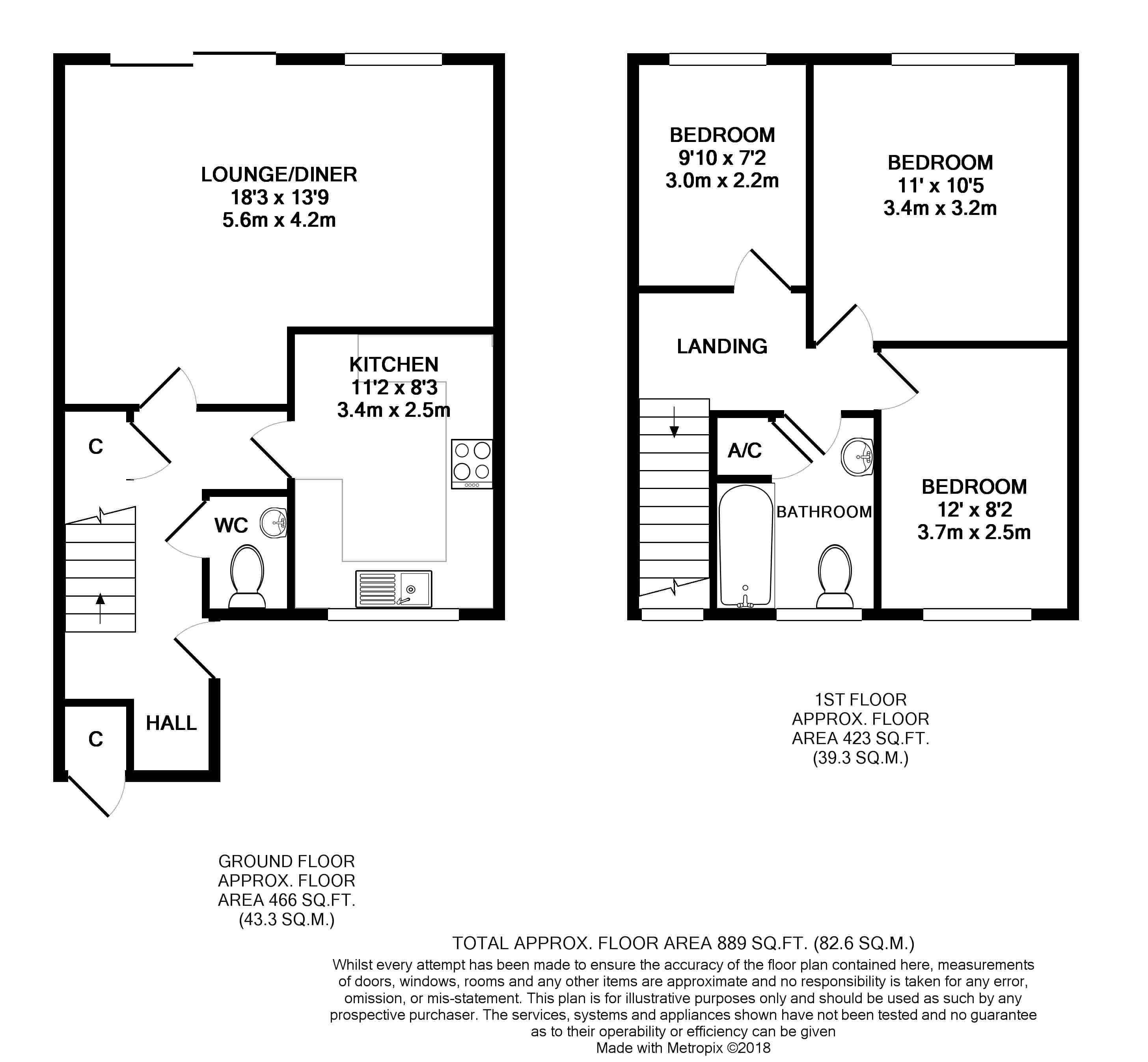 3 Bedrooms Terraced house for sale in St. Davids Road, Tunbridge Wells TN4