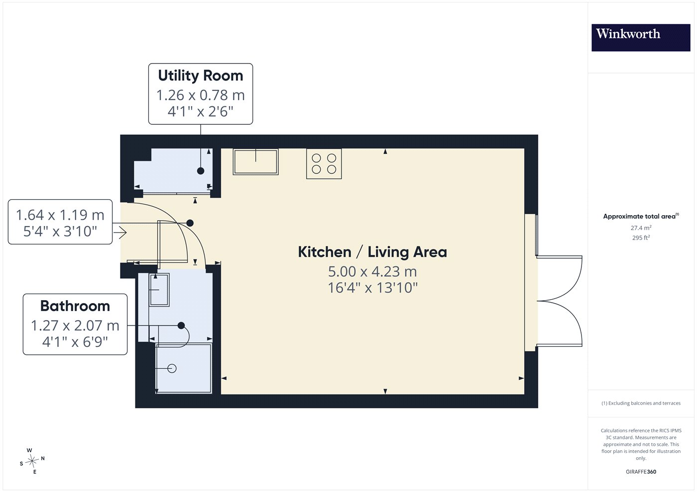 Flat 1,, Palmerston House, Reading floorplan