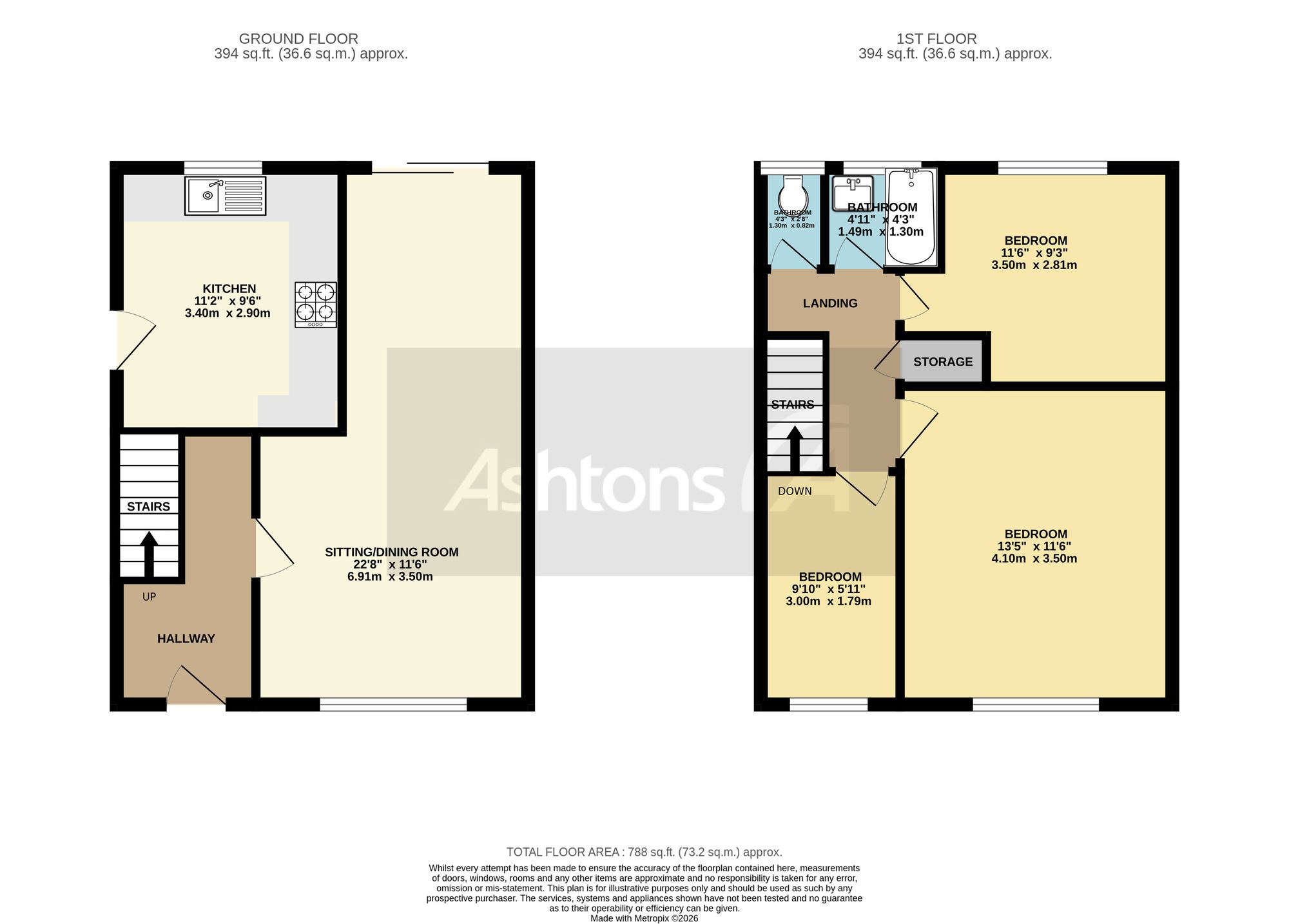 28 Thanet Grove, Leigh floorplan