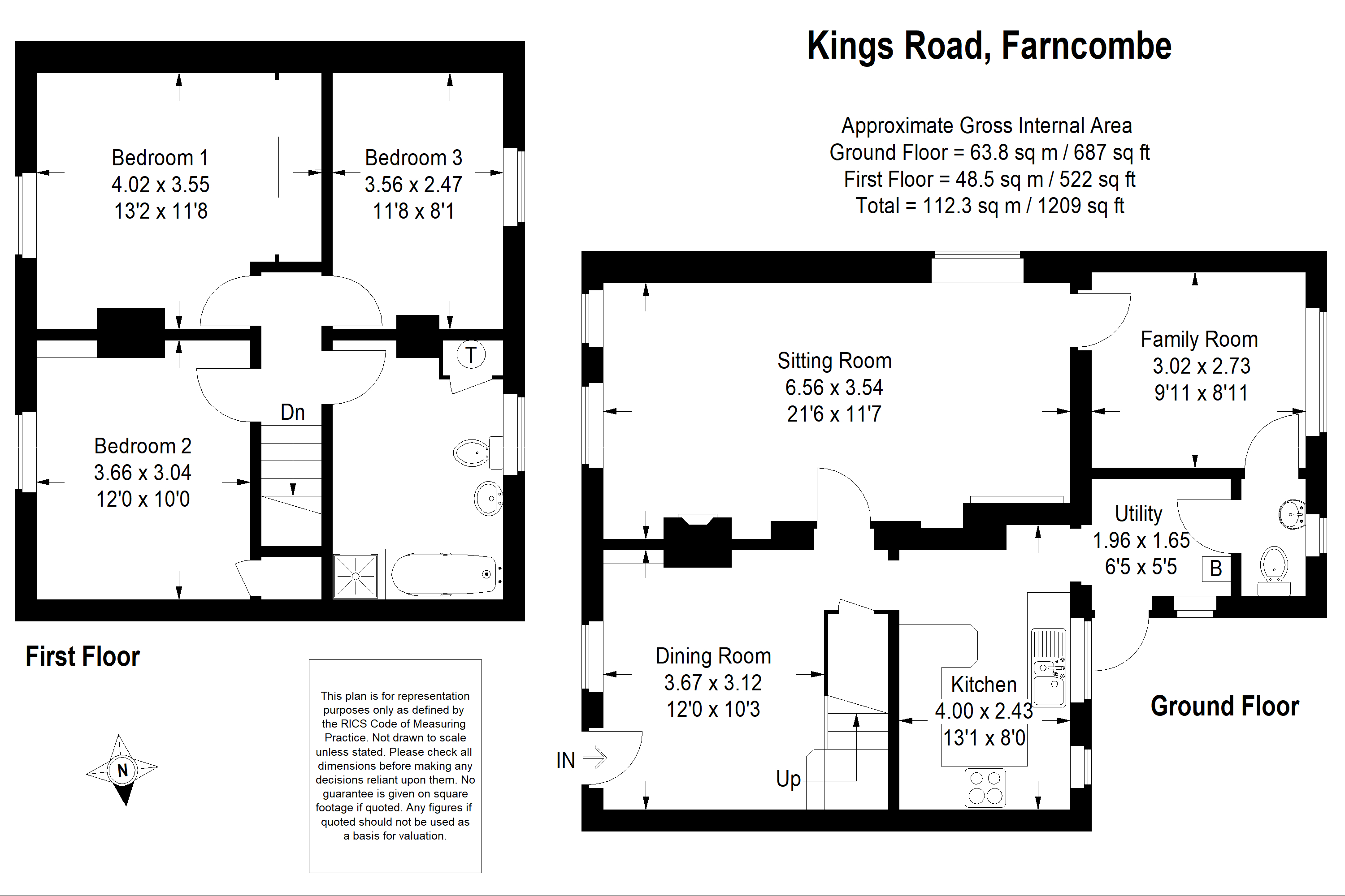 3 Bedrooms Semi-detached house for sale in Kings Road, Farncombe GU7