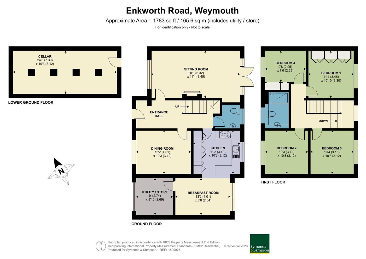 12, Enkworth Road, Weymouth floorplan