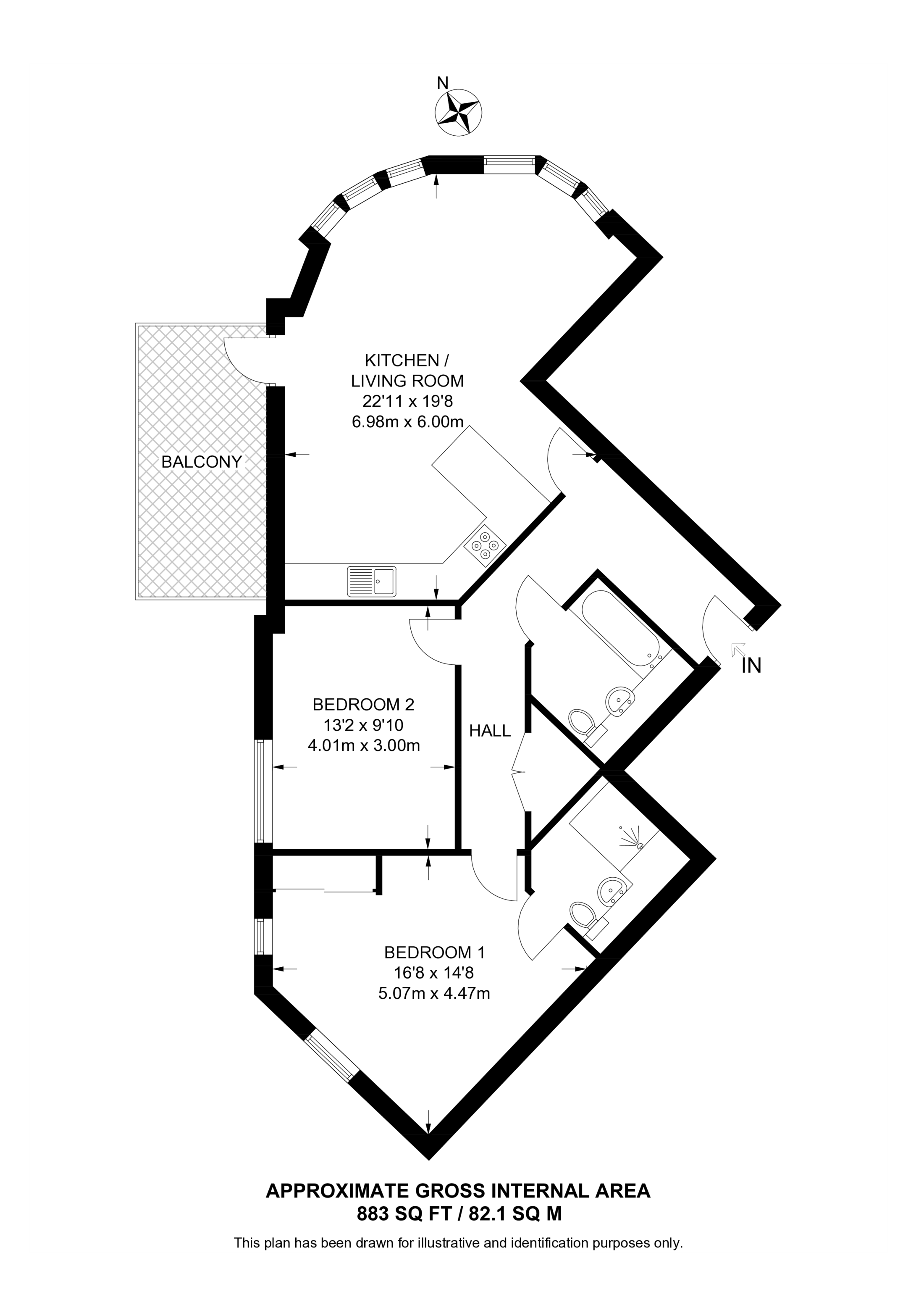 Manor Place, Elephant and Castle floorplan