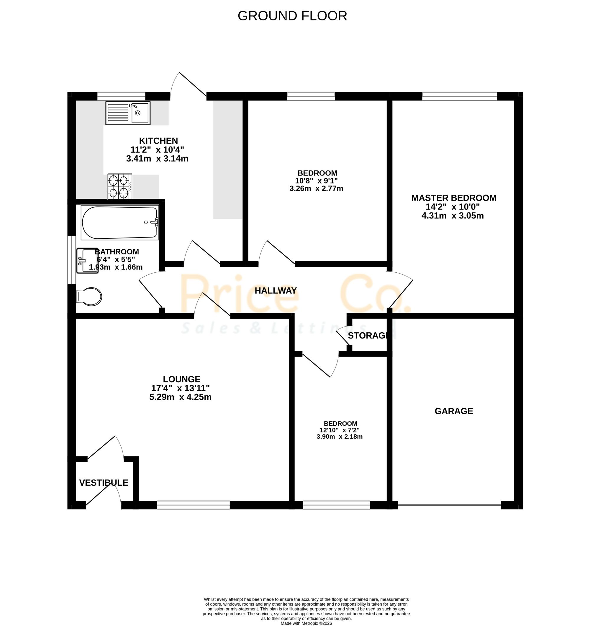 26 Cow Lees, Bolton floorplan