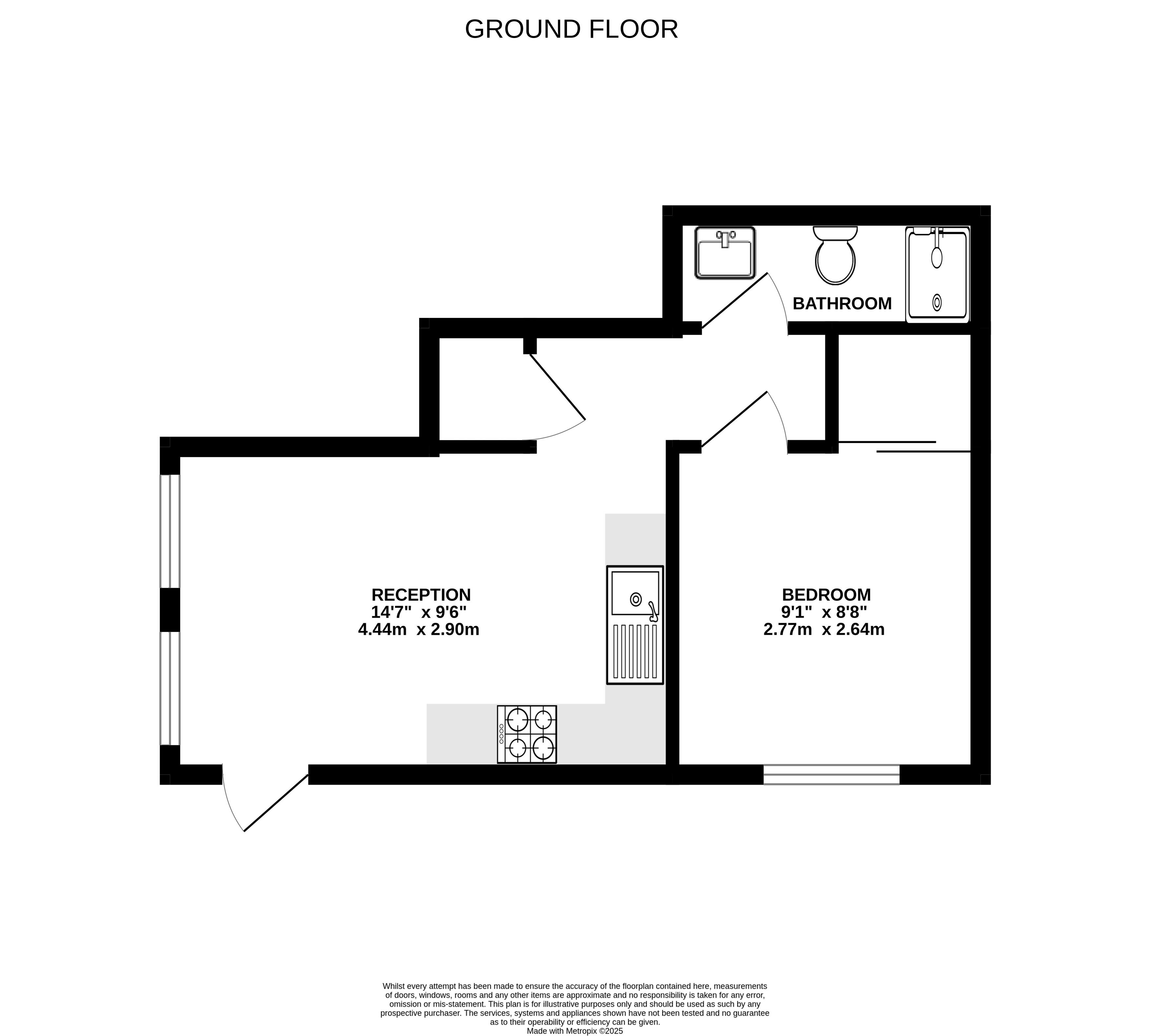 Flat 1, Westport House,, Bentley, Hampshire floorplan