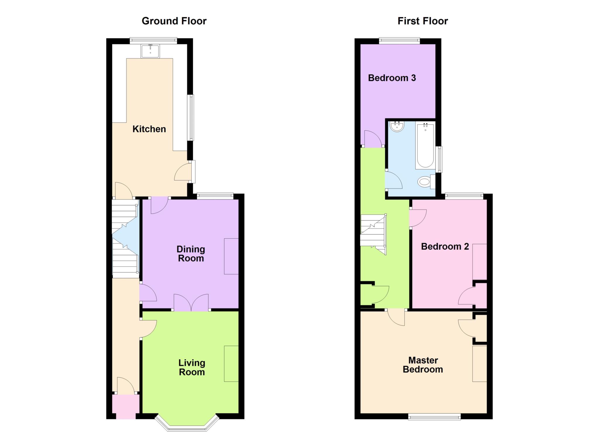 3 Bedrooms Terraced house for sale in Jersey Road, Wolverton, Milton Keynes MK12