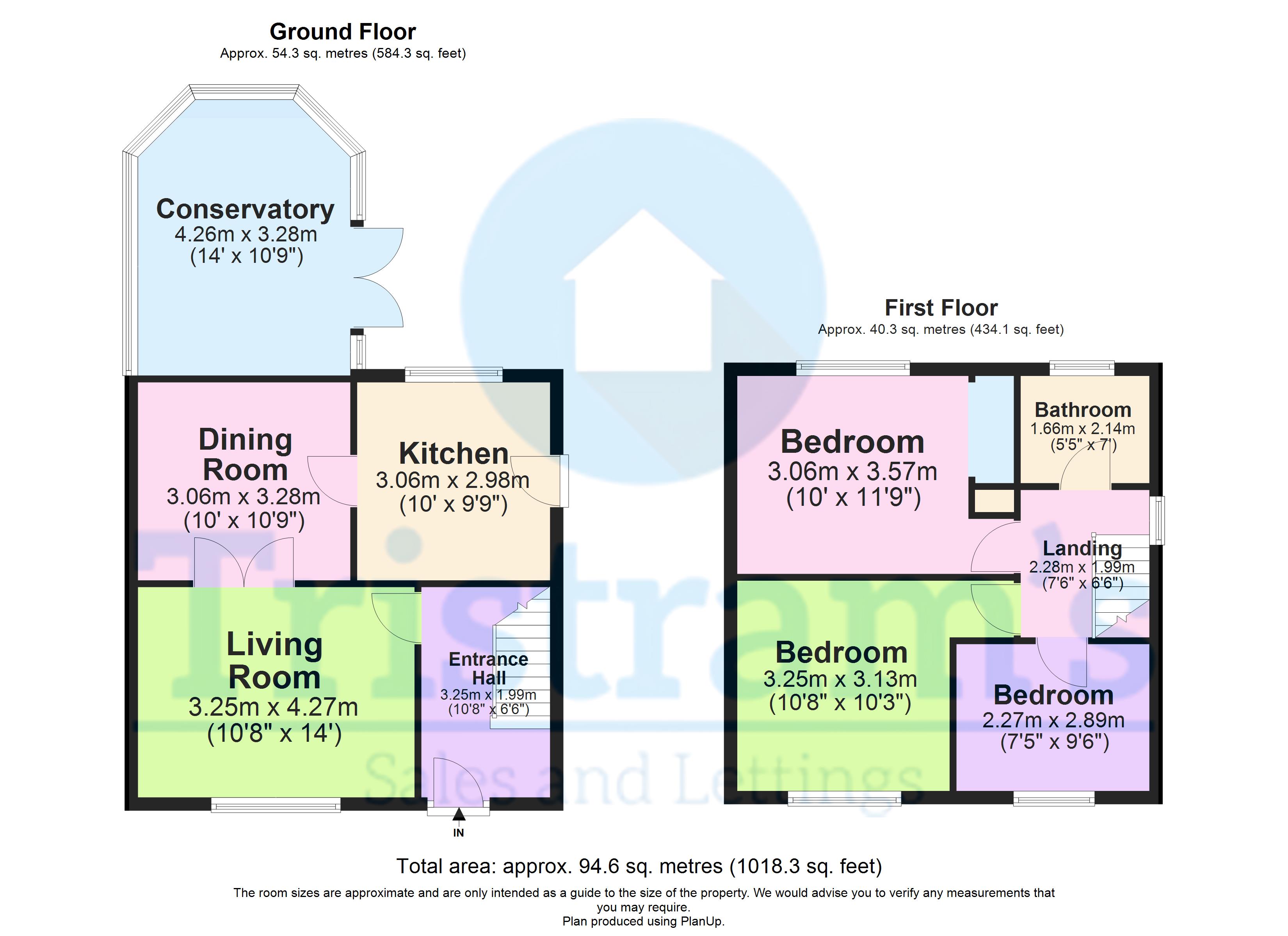 315, Wigman Road, Nottingham floorplan