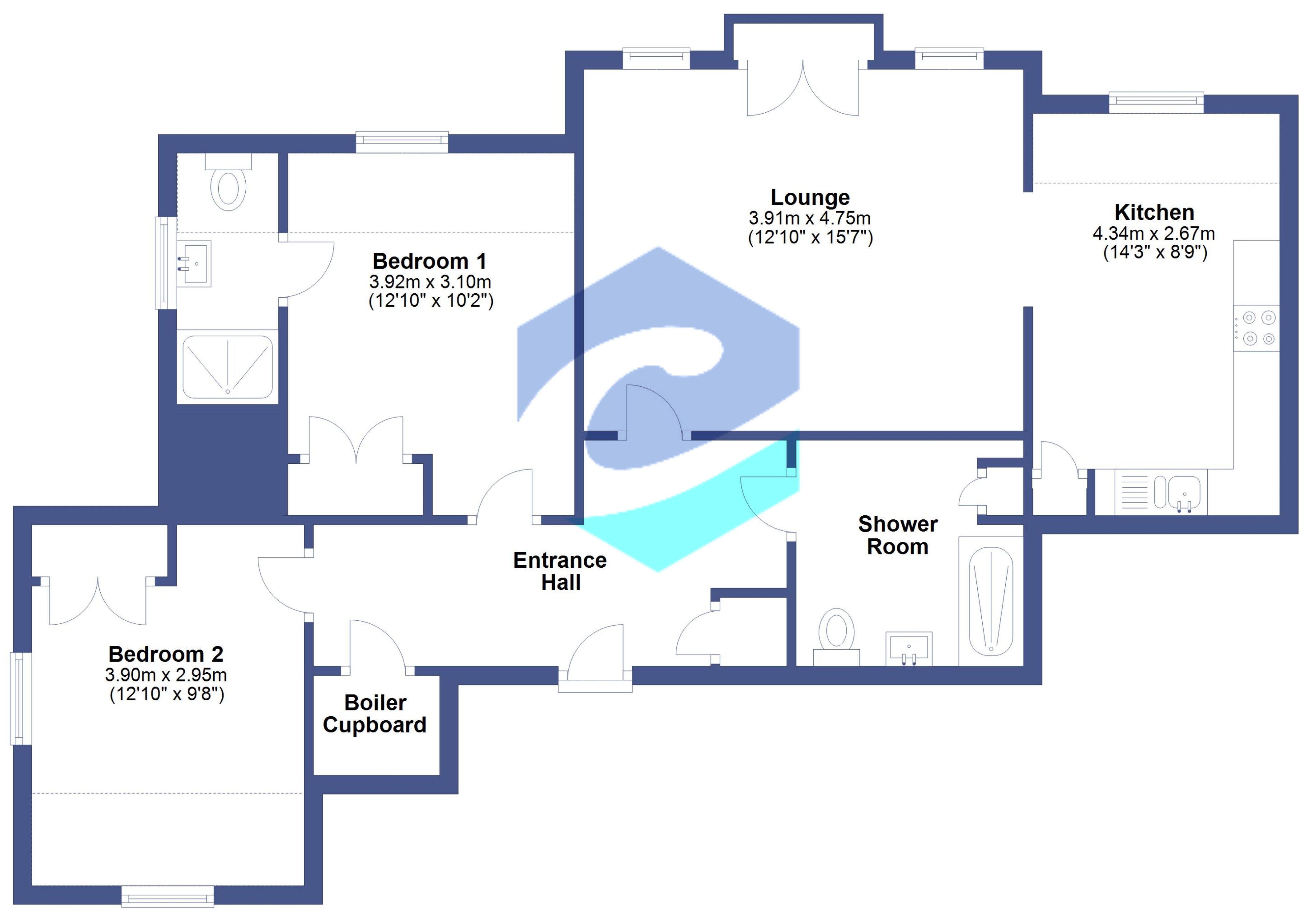 2 Bedrooms Flat for sale in Castle Gardens, Bimport, Shaftesbury SP7