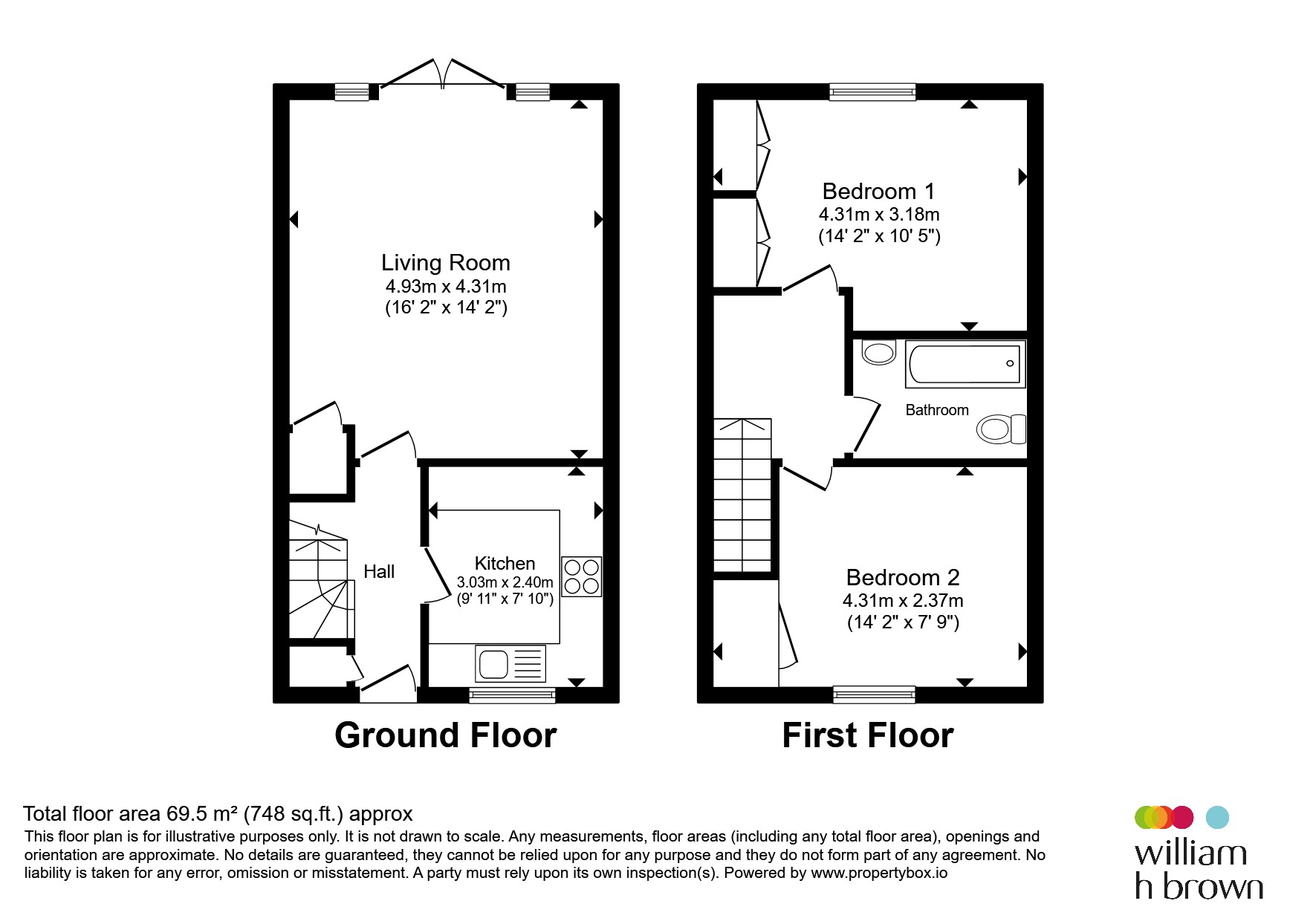 9, River Court, Ware floorplan
