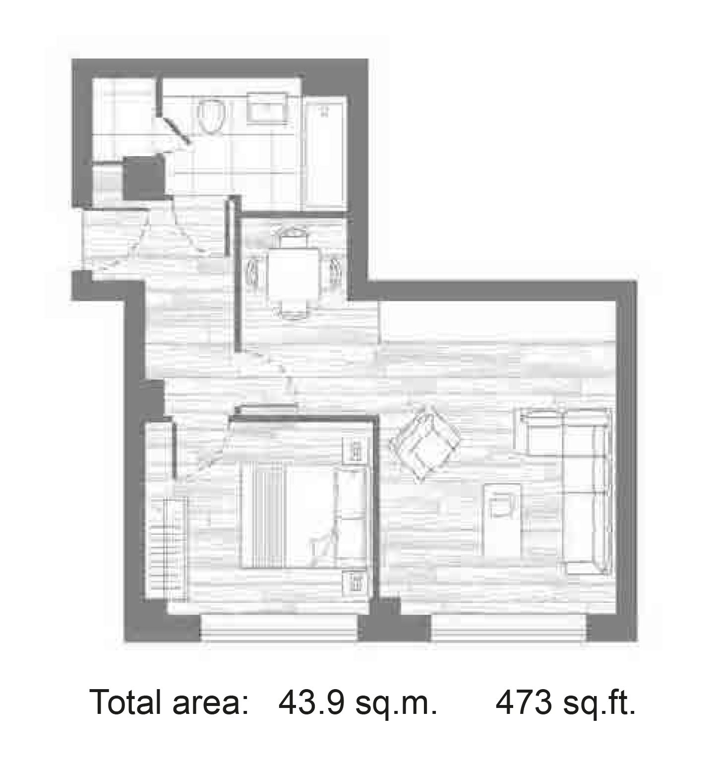 Carlow Street, London floorplan