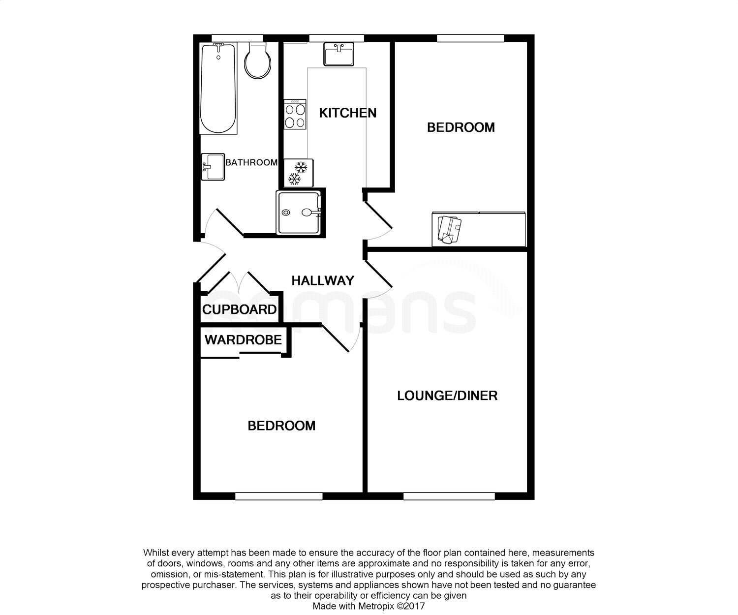 2 Bedrooms Flat to rent in Sylvia Close, Basingstoke RG21