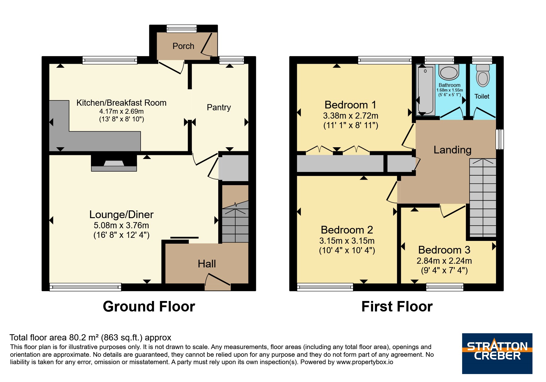 4, Twelvewoods Close, Liskeard floorplan