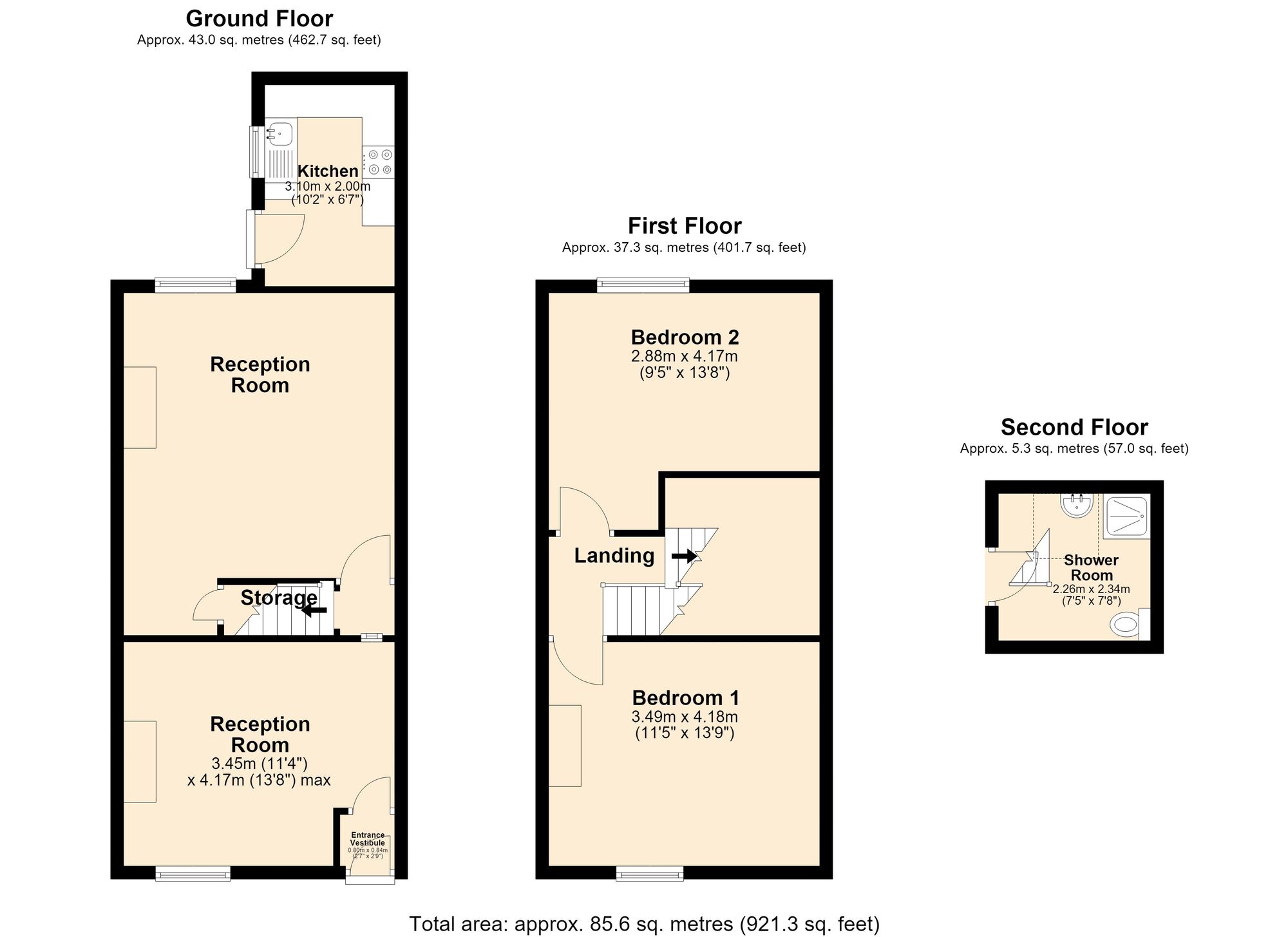 16 Rosegrove Lane, Burnley floorplan