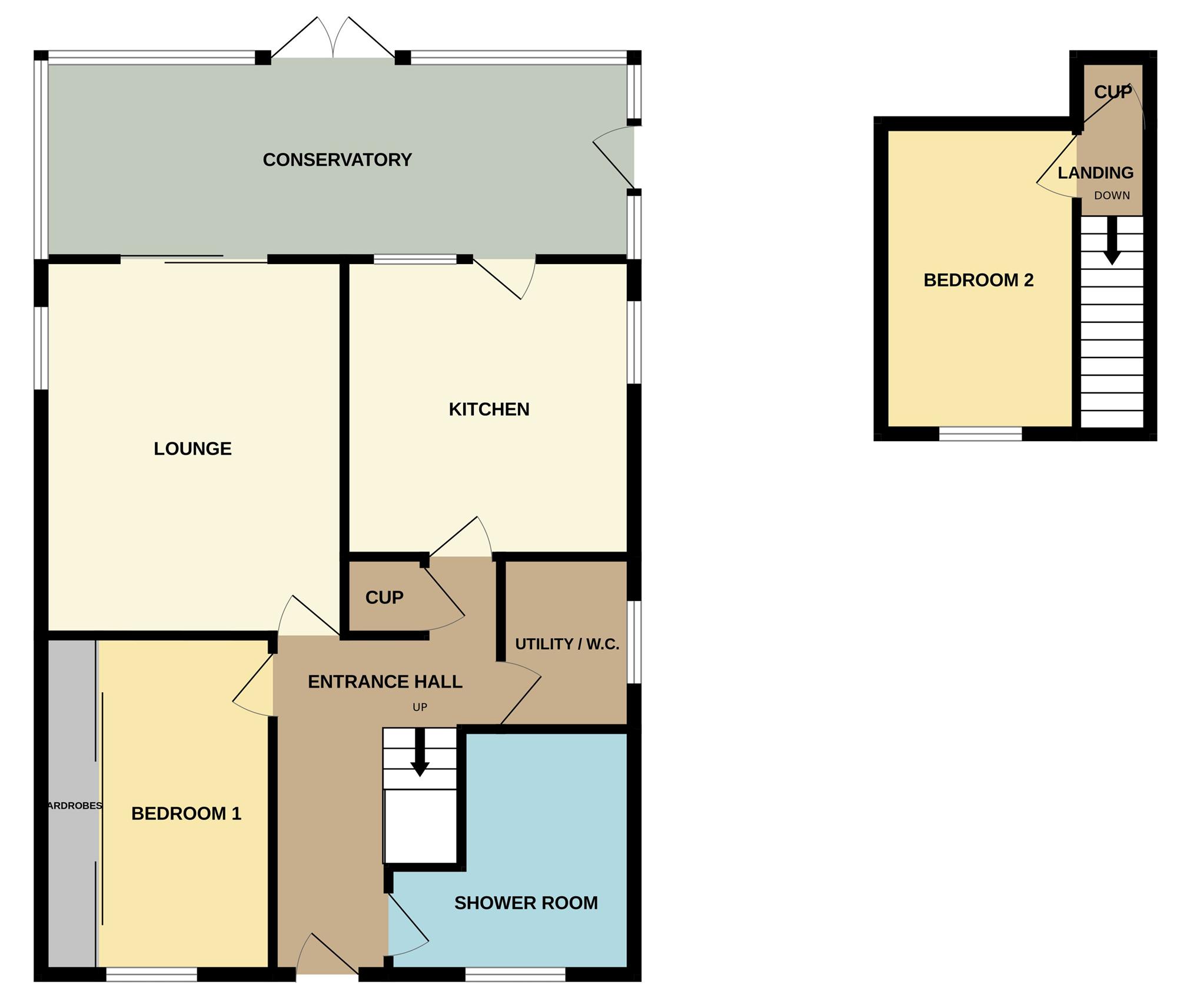 17, Cottage Grove, Clacton on Sea floorplan