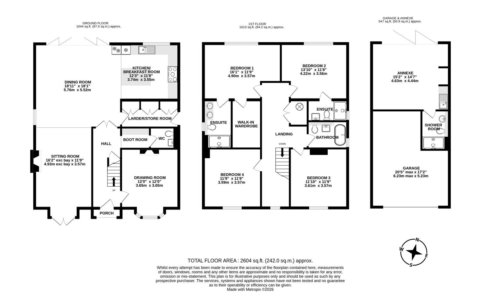 The Firs, South Road, Alresford floorplan