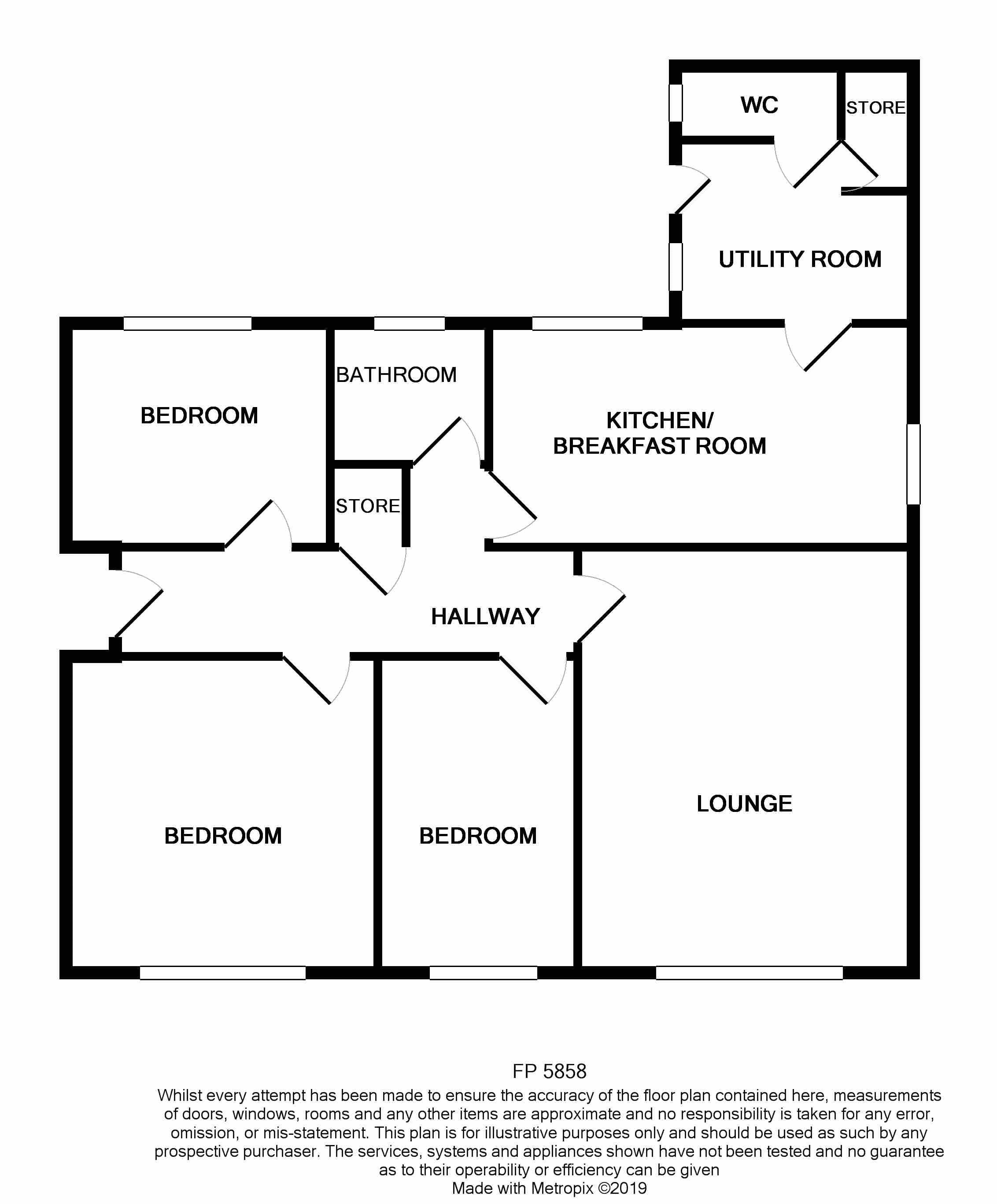West End, Glan Conwy, Colwyn Bay LL28, 3 bedroom detached bungalow for sale 54176875
