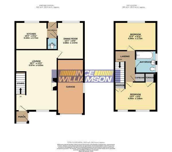 10, Ambleside Avenue, Chorley floorplan