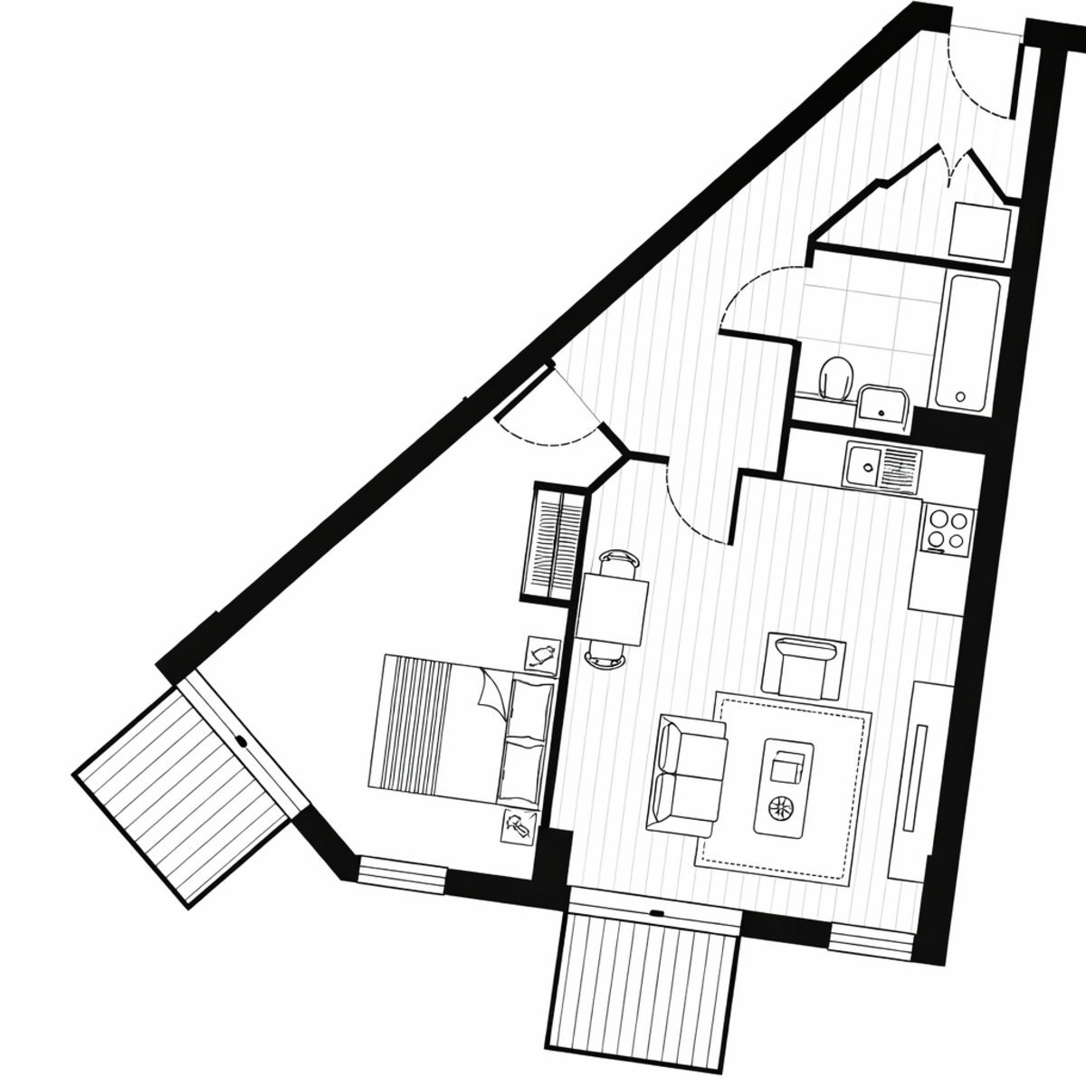 Flat 2103 The Stage, 22, Hewett Street, London floorplan