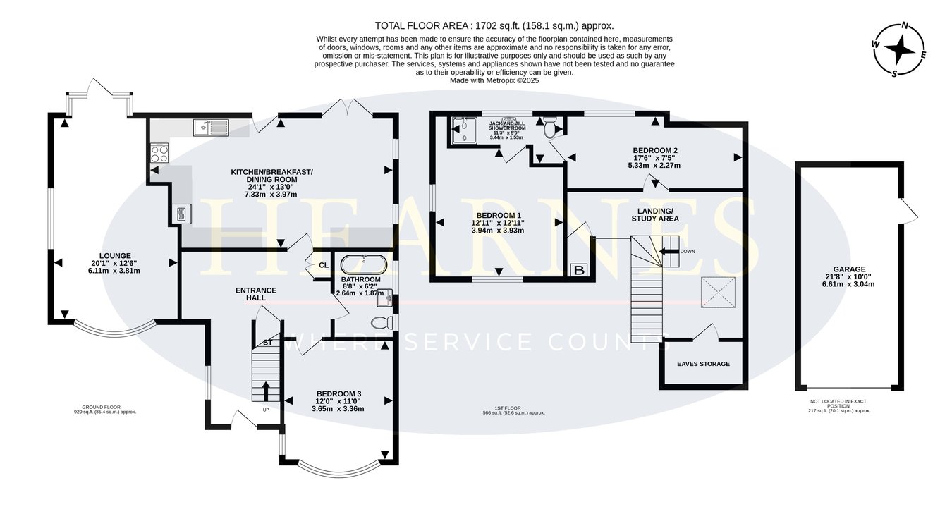11, Mayfield Drive, Ferndown floorplan