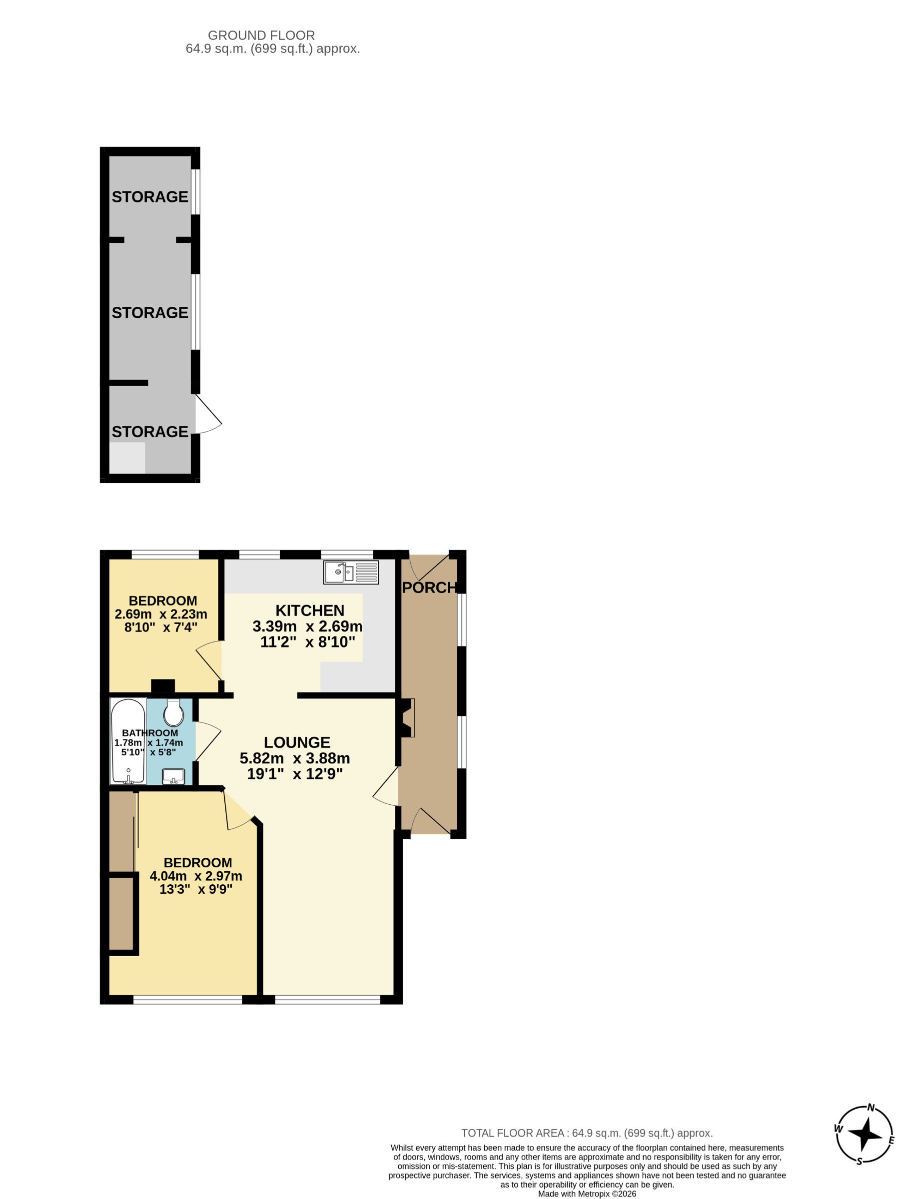 34 St Marys Park, Paignton floorplan