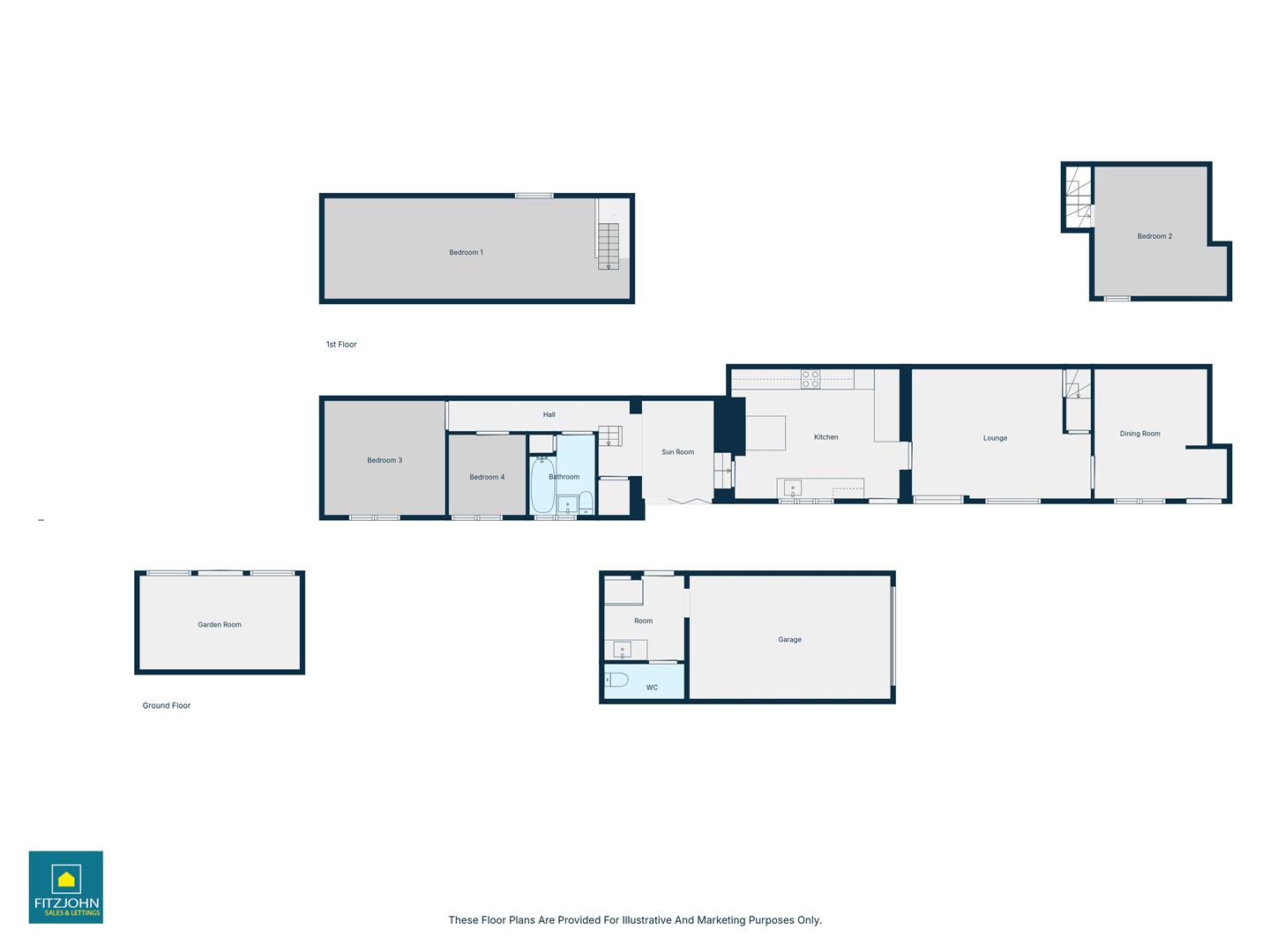 58, Cherry Orton Road, Peterborough floorplan