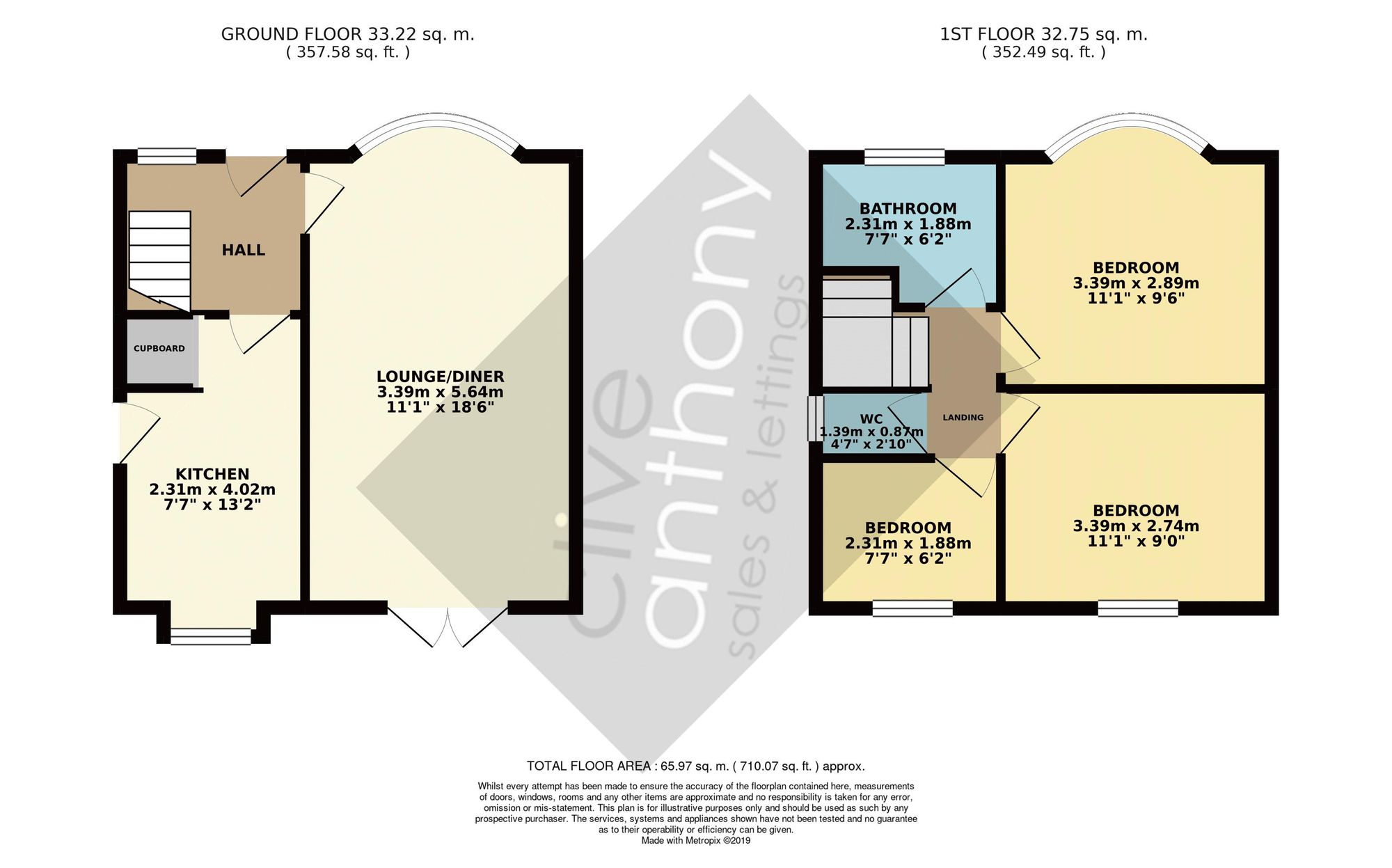 64 Outwood Road, Manchester floorplan