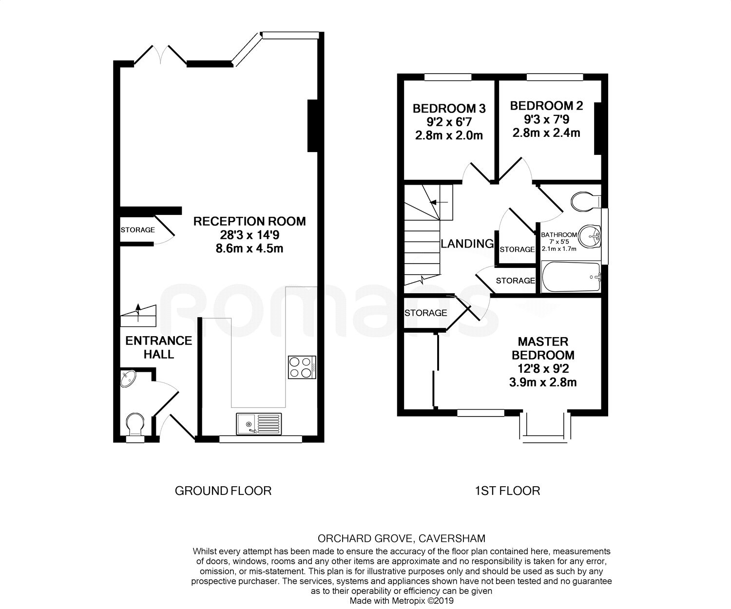 3 Bedrooms Link-detached house for sale in Orchard Grove, Caversham, Reading RG4