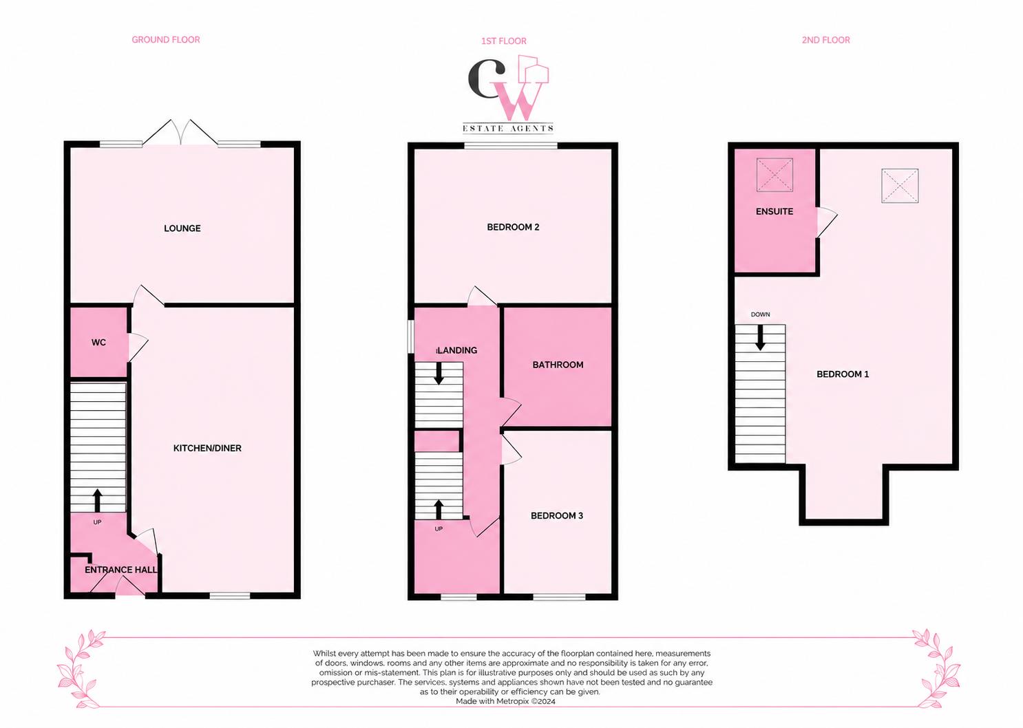 29, James Clarke Road, Winsford floorplan