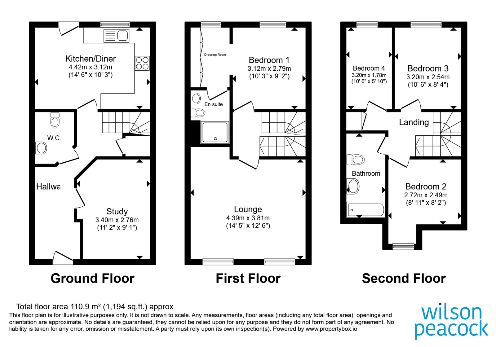 60, Harewelle Way, Bedford floorplan