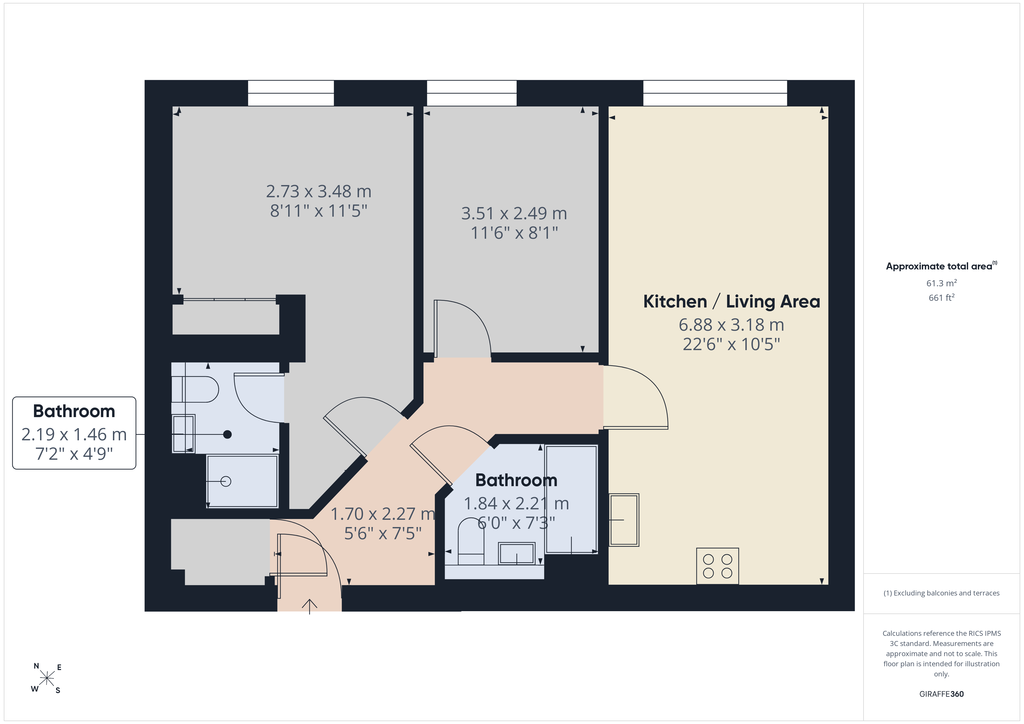 62, Watersmeet, Chatham floorplan