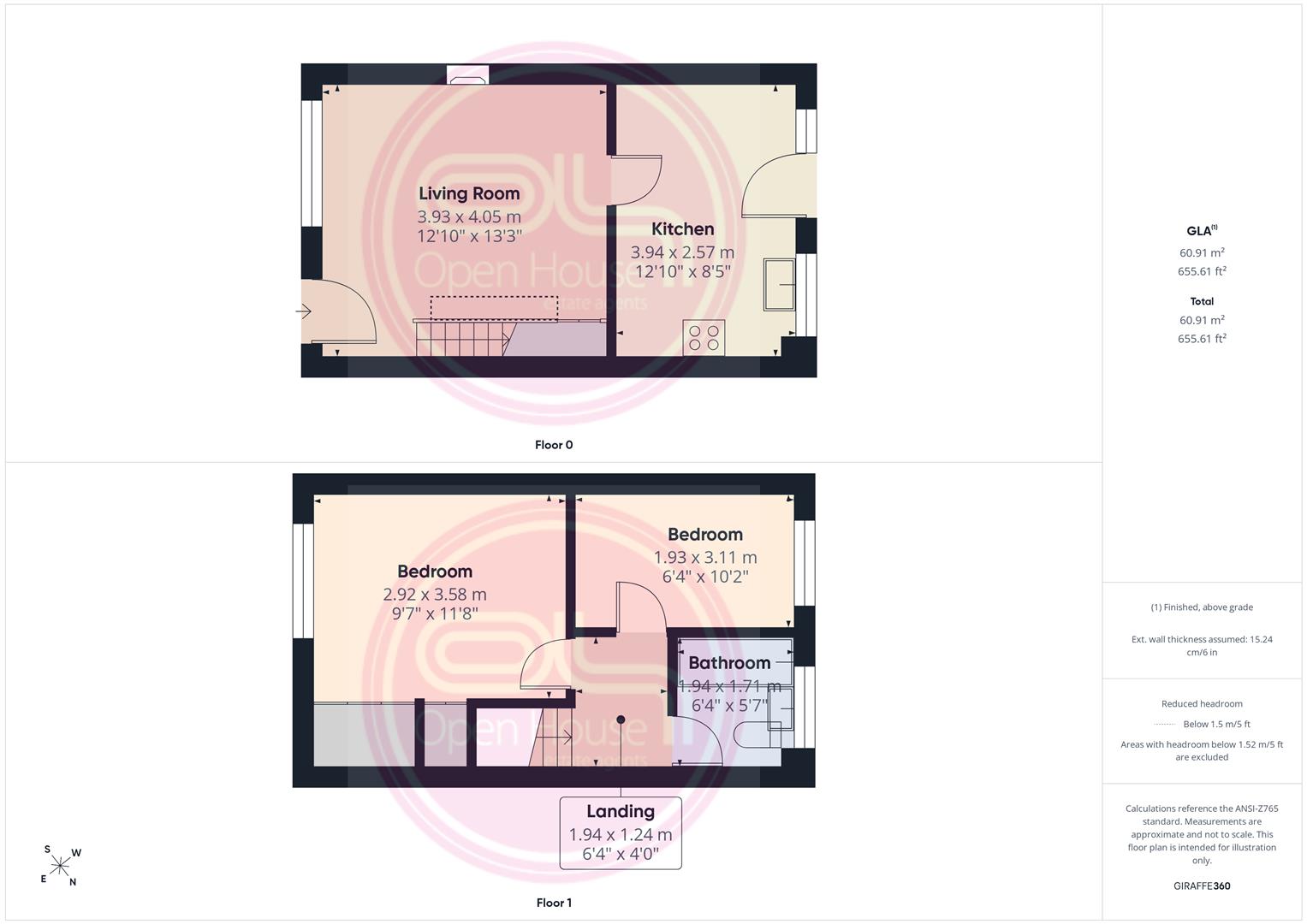 Cedar Road, Swadlincote floorplan