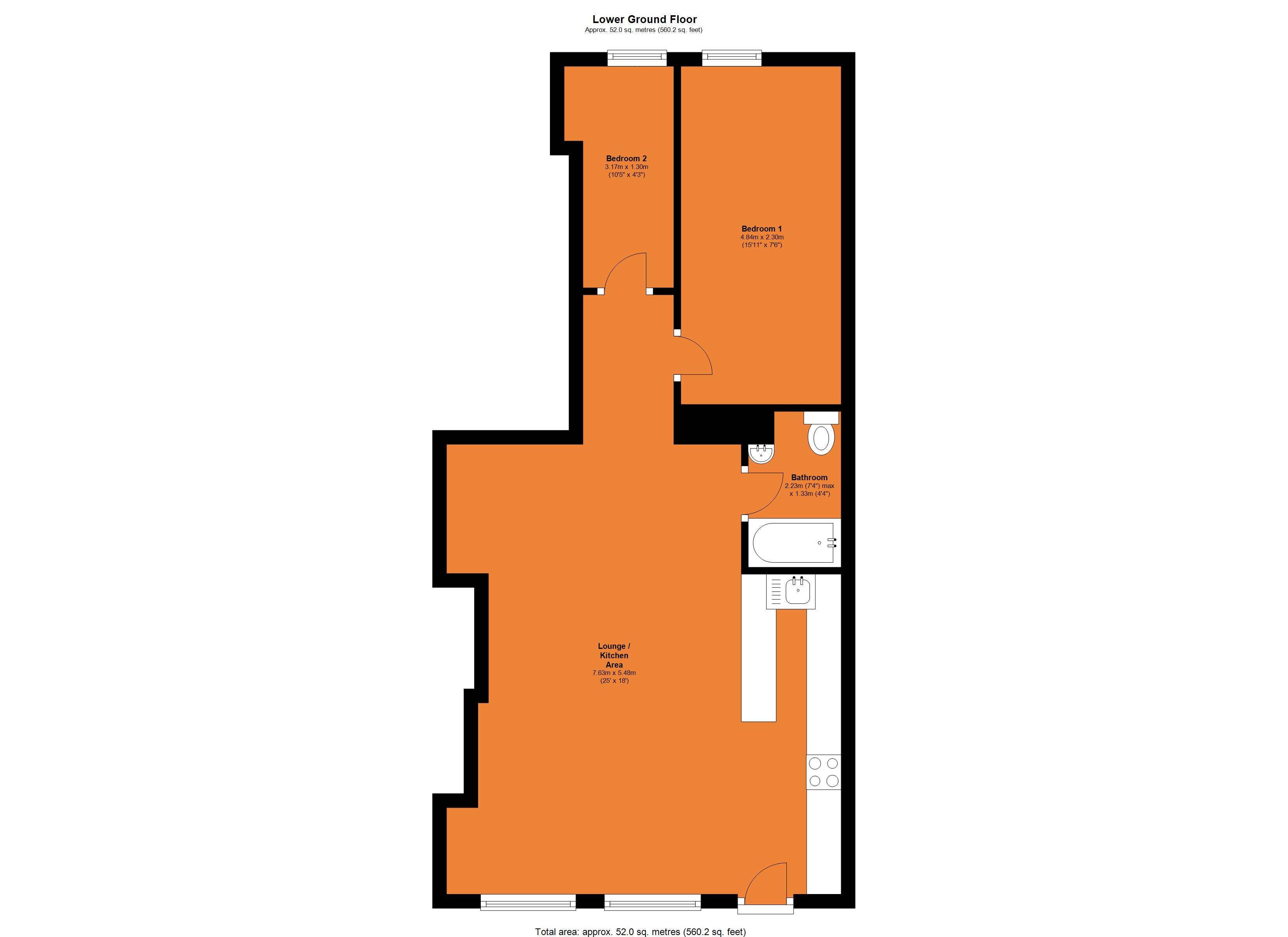 High Swinburne Place, Summerhill Square, Newcastle Upon Tyne NE4, 2