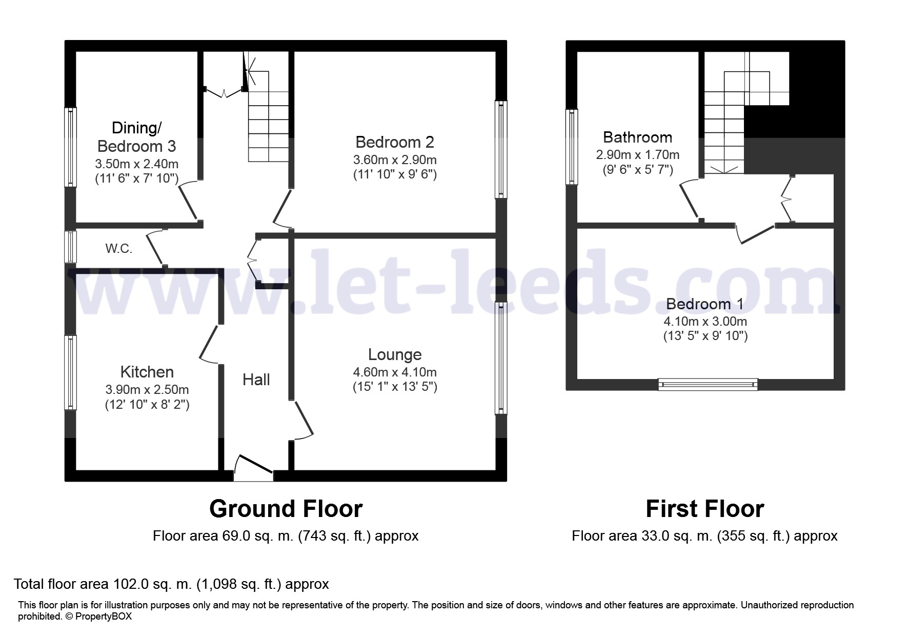 3 Bedrooms Semi-detached bungalow to rent in Carr Hill Grove, Calverley, Pudsey LS28
