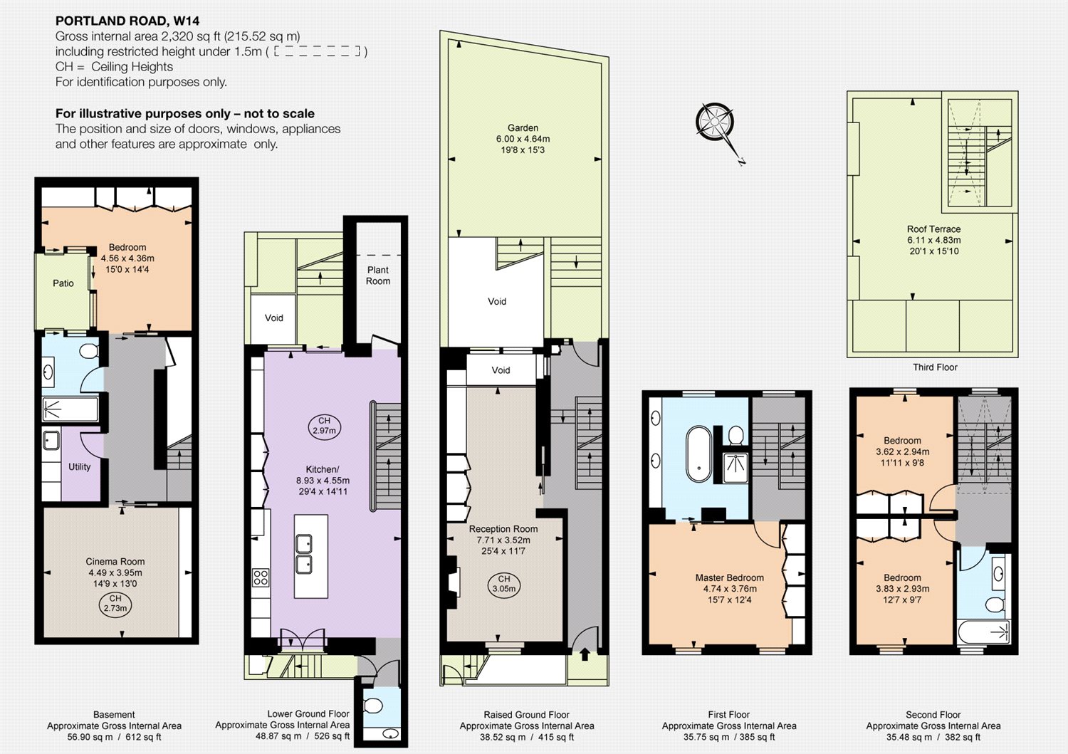 4 Bedrooms Terraced house to rent in Portland Road, Holland Park, London W11