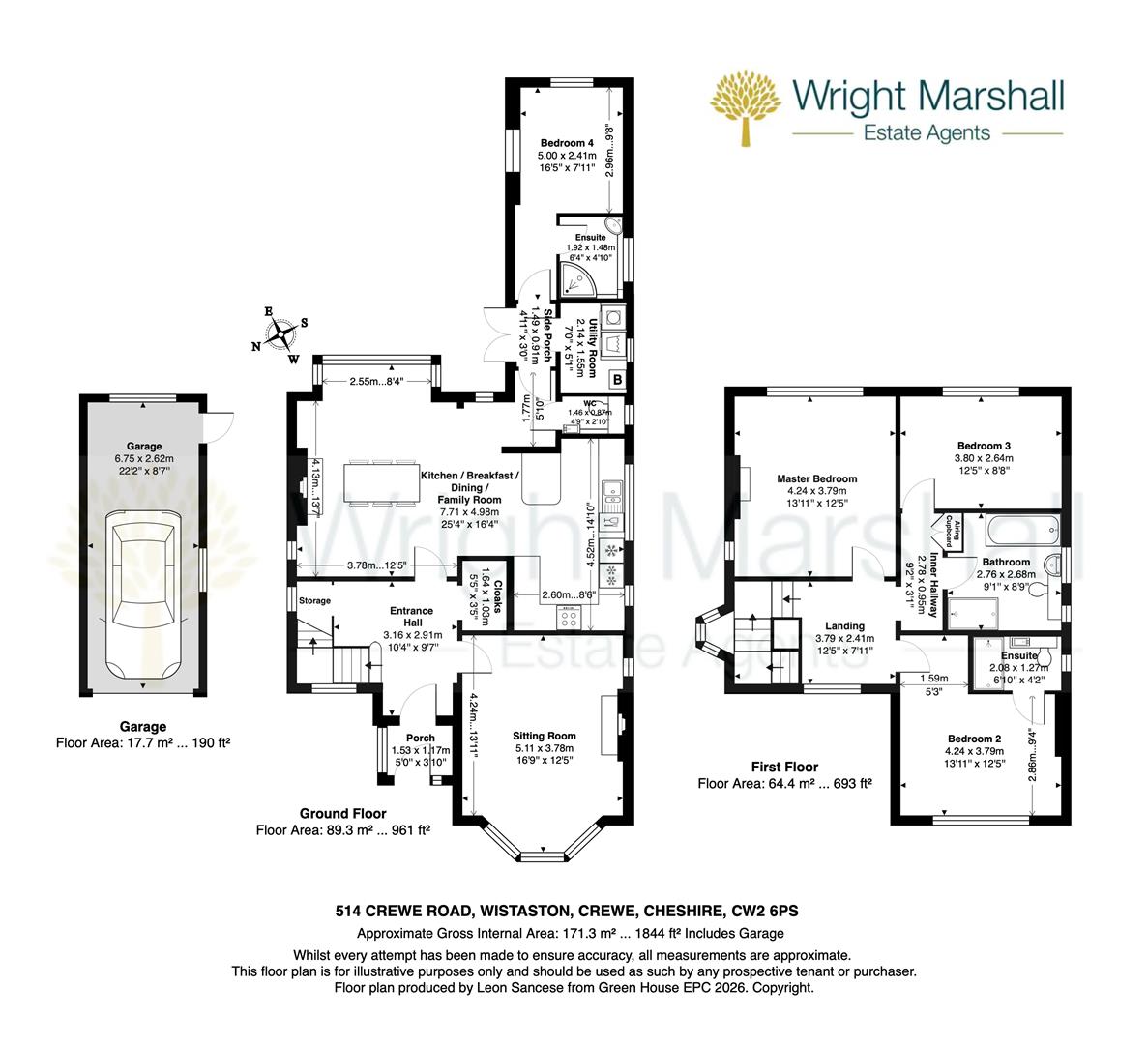 514, Crewe Road, Crewe floorplan
