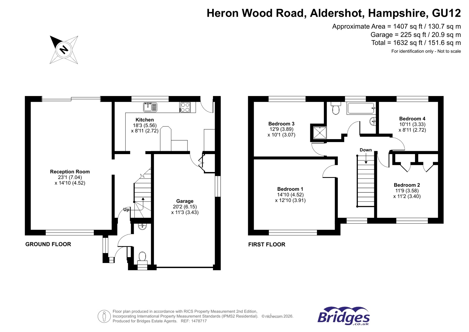 71, Heron Wood Road, Hampshire floorplan