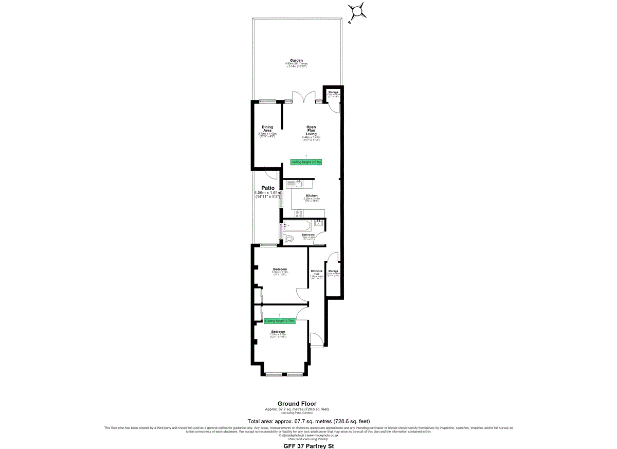 Parfrey Street, Londonj floorplan
