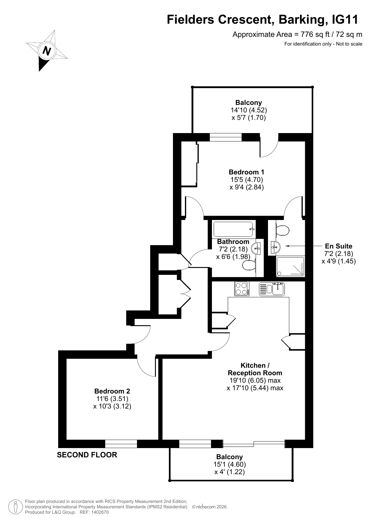 Barking IG11 0YG, Barking floorplan