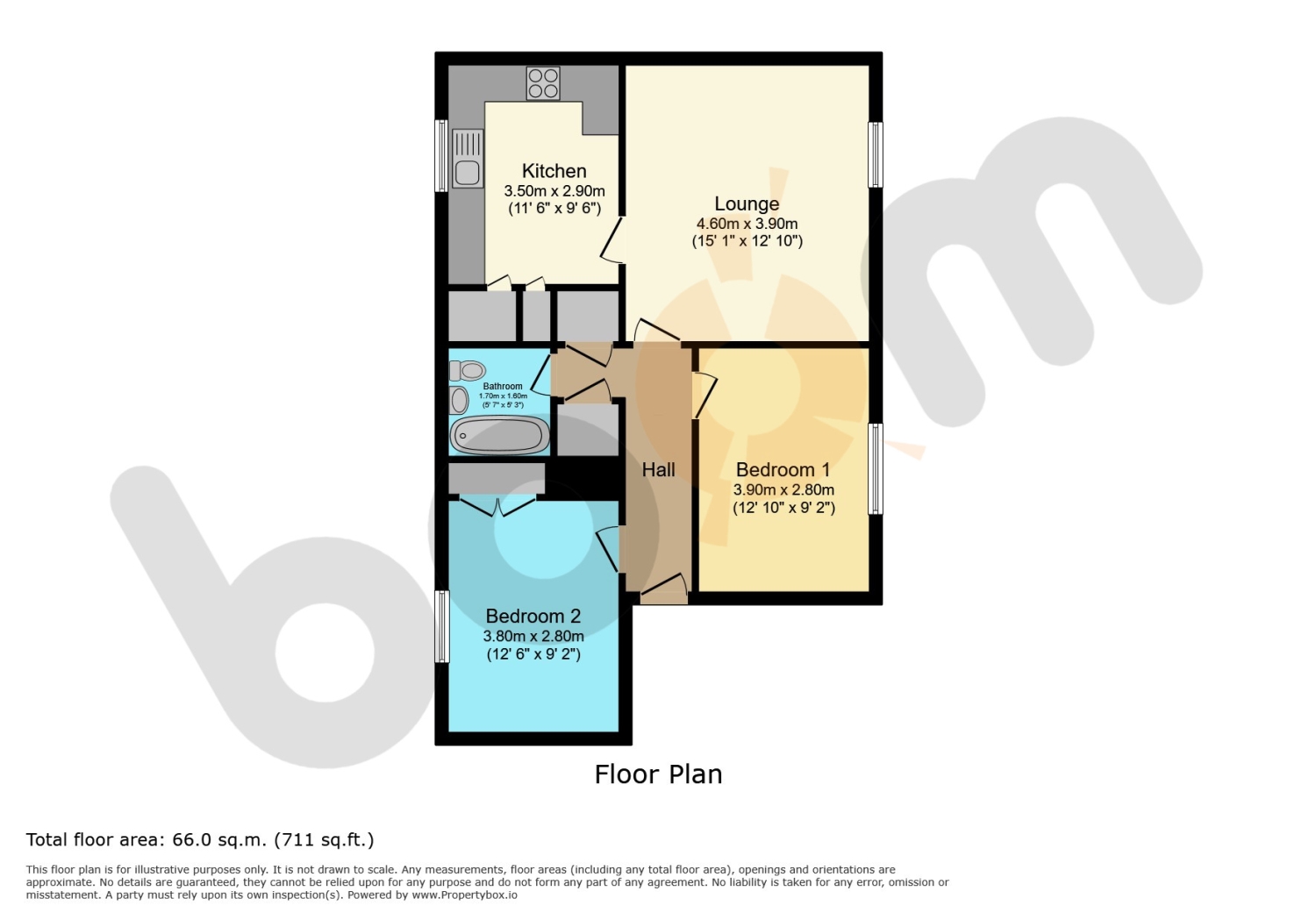 23, Maybole Road, Port Glasgow floorplan