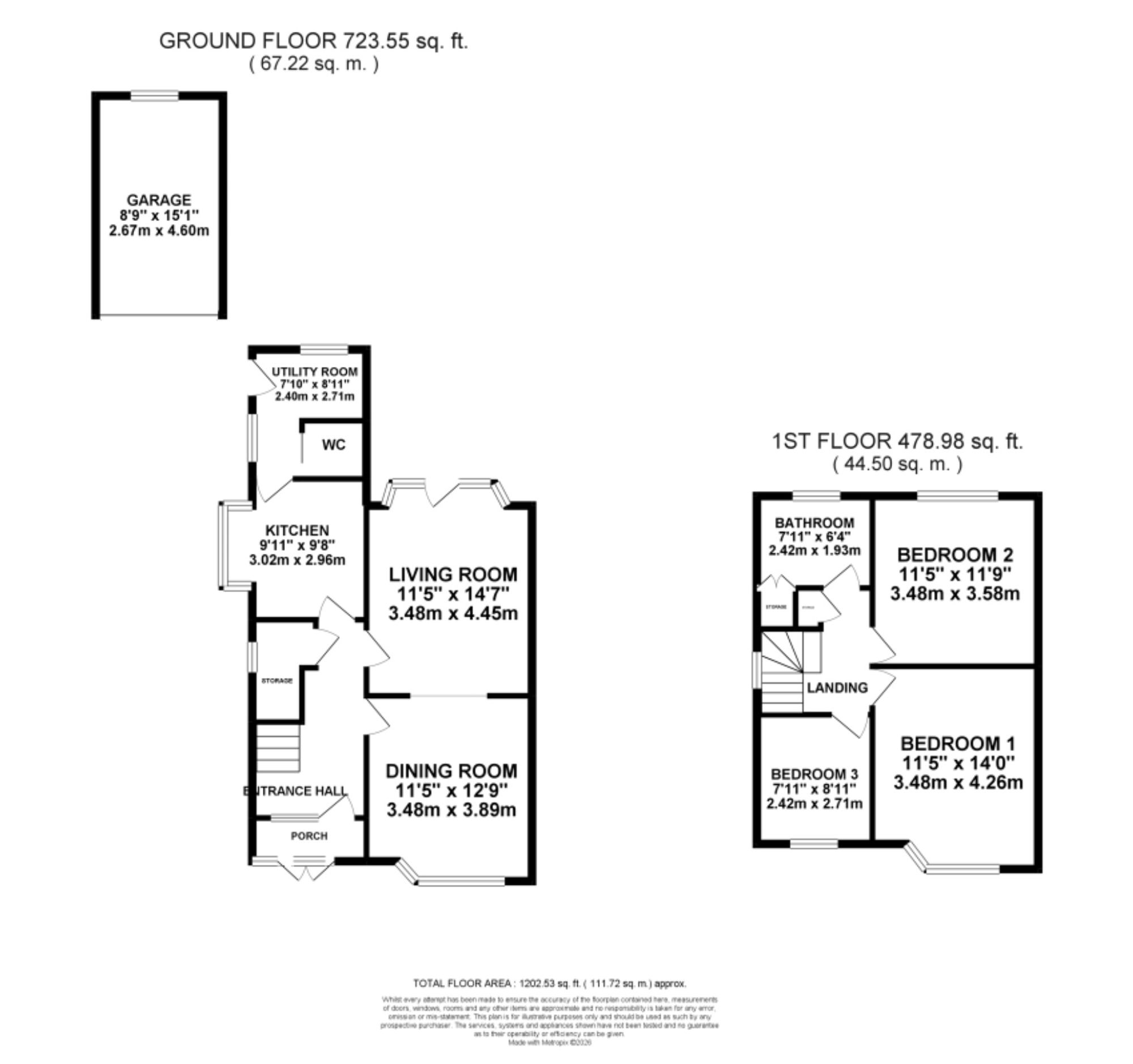 305 Sandon Road, Stoke-On-Trent floorplan