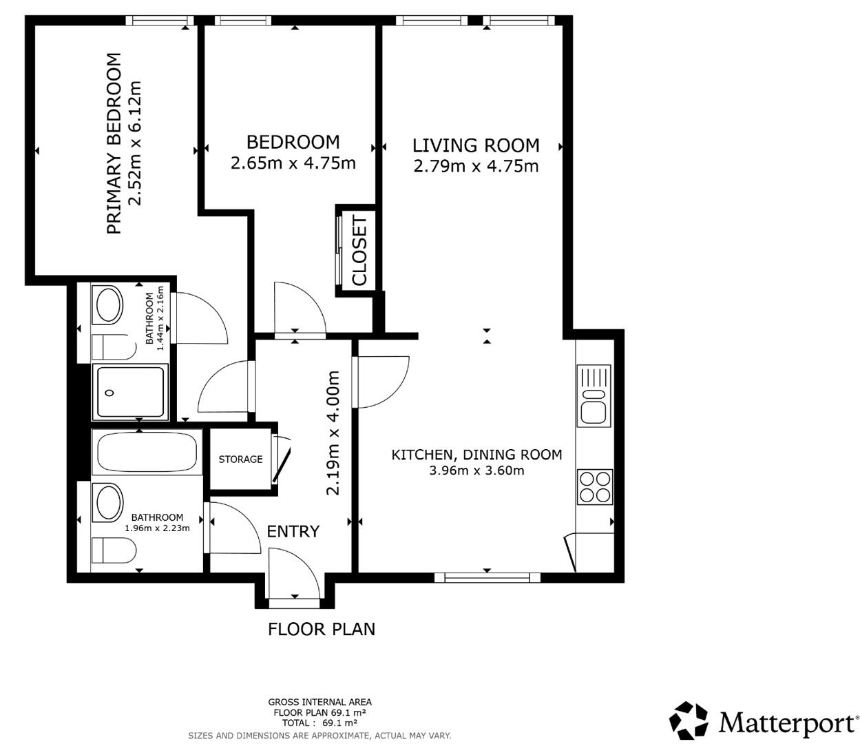 19, Dyehouse Walk, Leeds floorplan