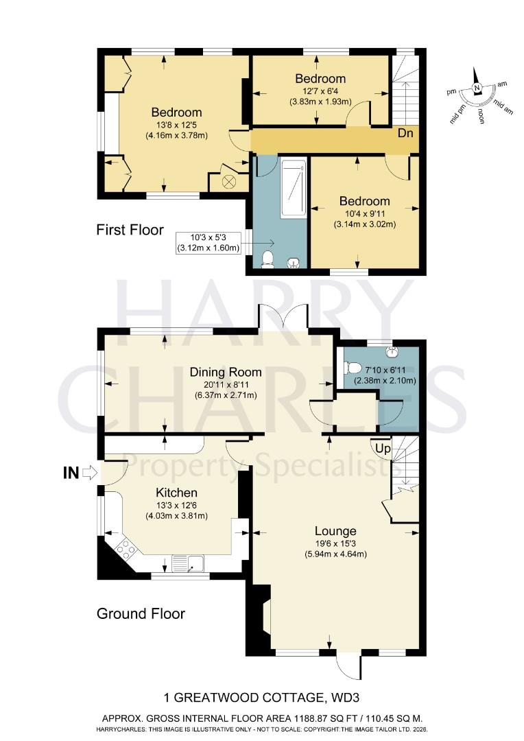 1 Greatwood Cottages, Sarratt Road, Rickmansworth floorplan