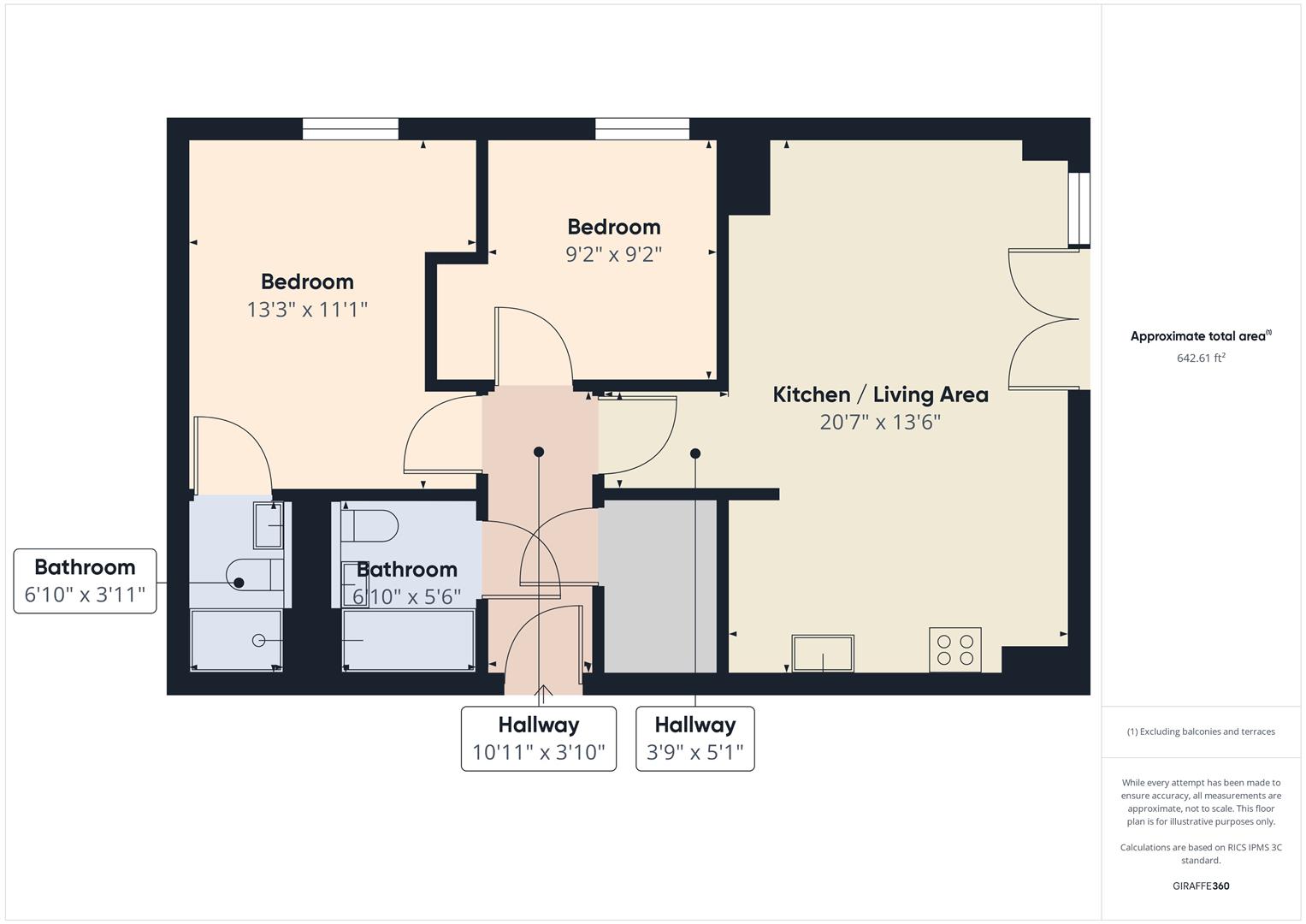 102 Rivergate House (Block A), Wilburn Basin, Ordsall Lane, Salford floorplan
