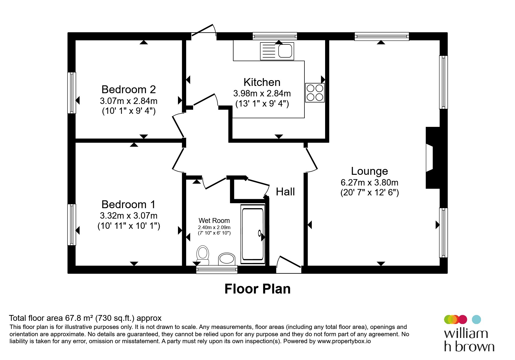 115, Colville Road, LOWESTOFT floorplan