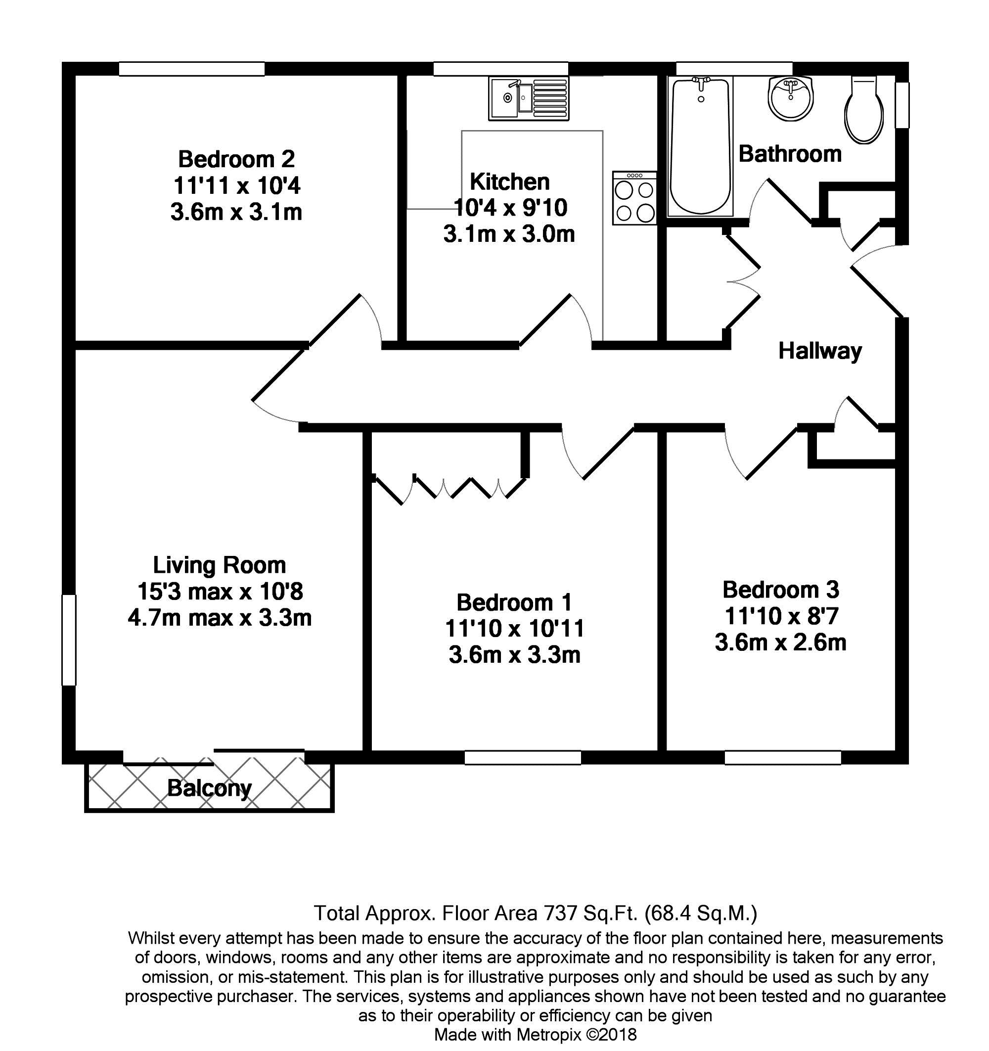 3 Bedrooms Flat for sale in Rapallo Close, Farnborough GU14